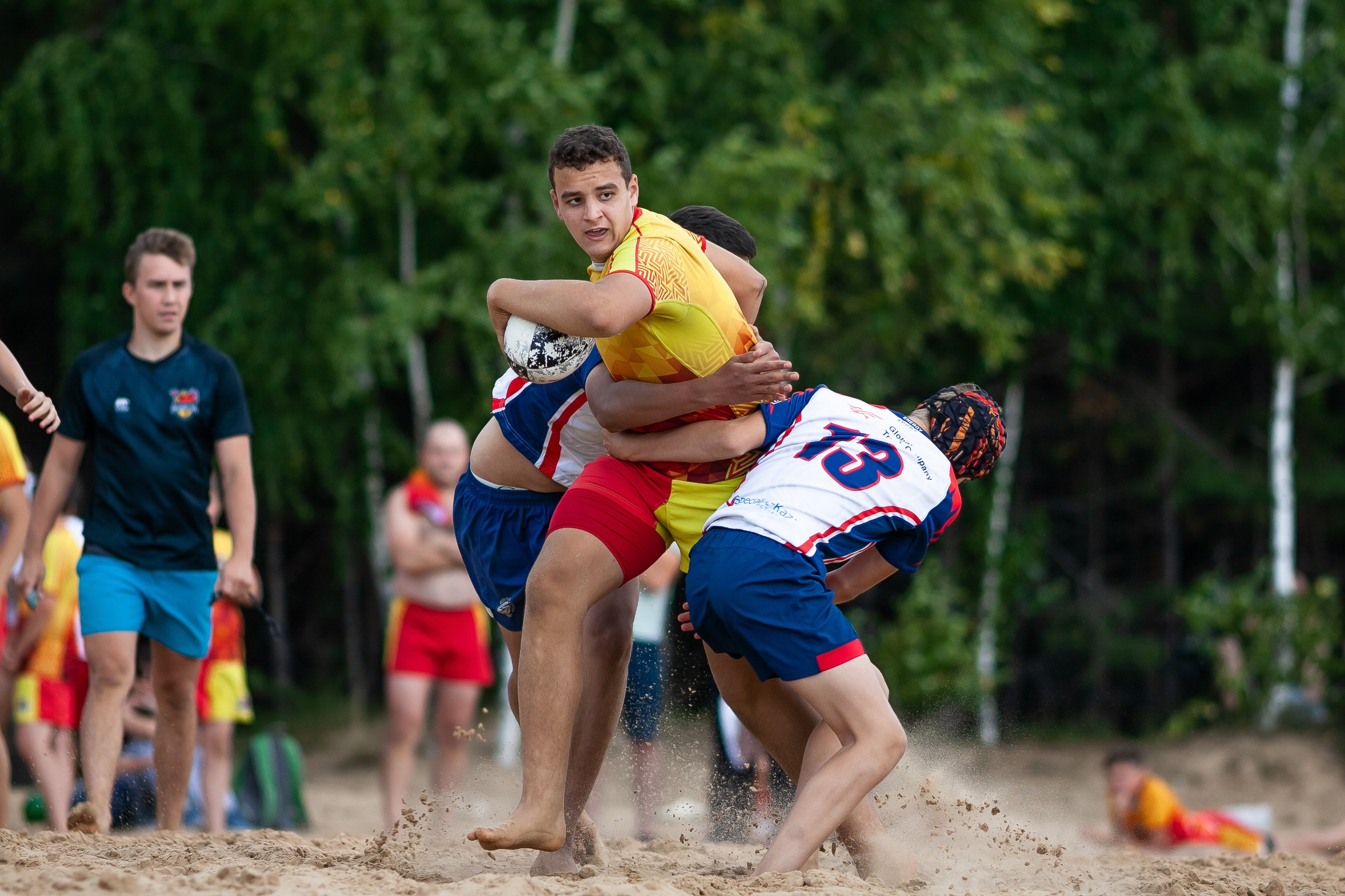 «Кубок «Молота» по пляжному Регби. Фотография