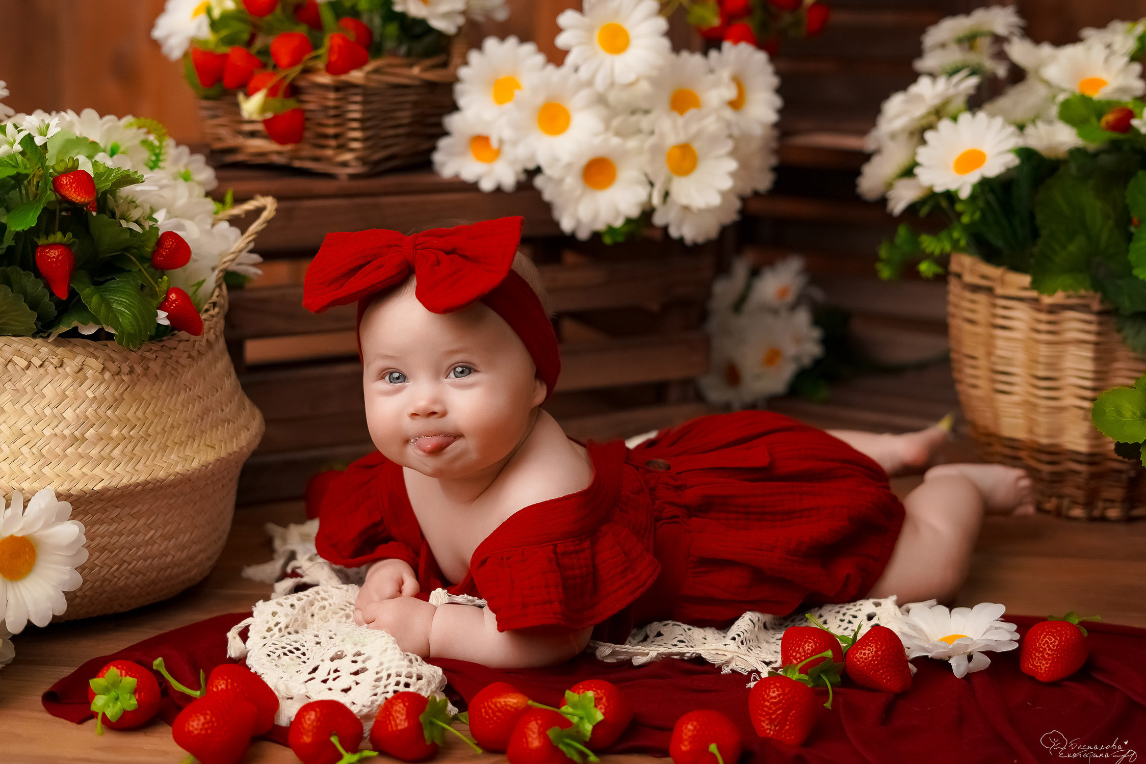 Ягоды. Фотограф новорожденных в г. Павлово Беспалова Екатерина