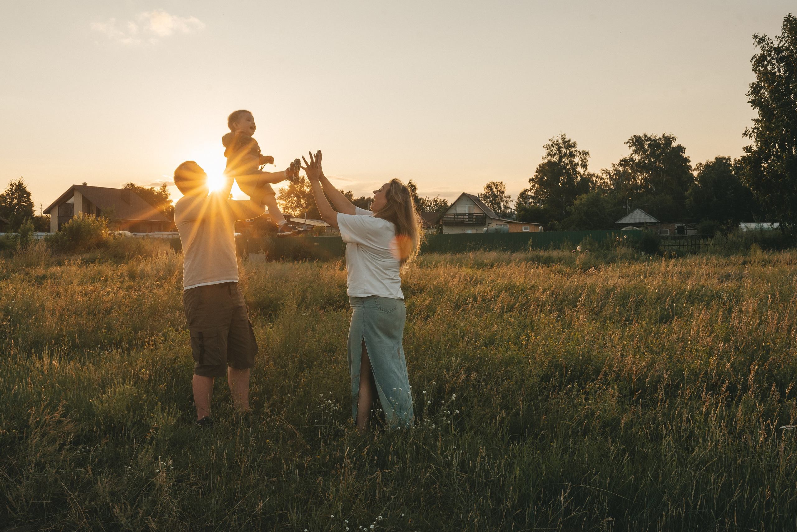 Маша Андрей Женя. Семейная фотосессия в Новосибирске от фотографа Ольги Коваль