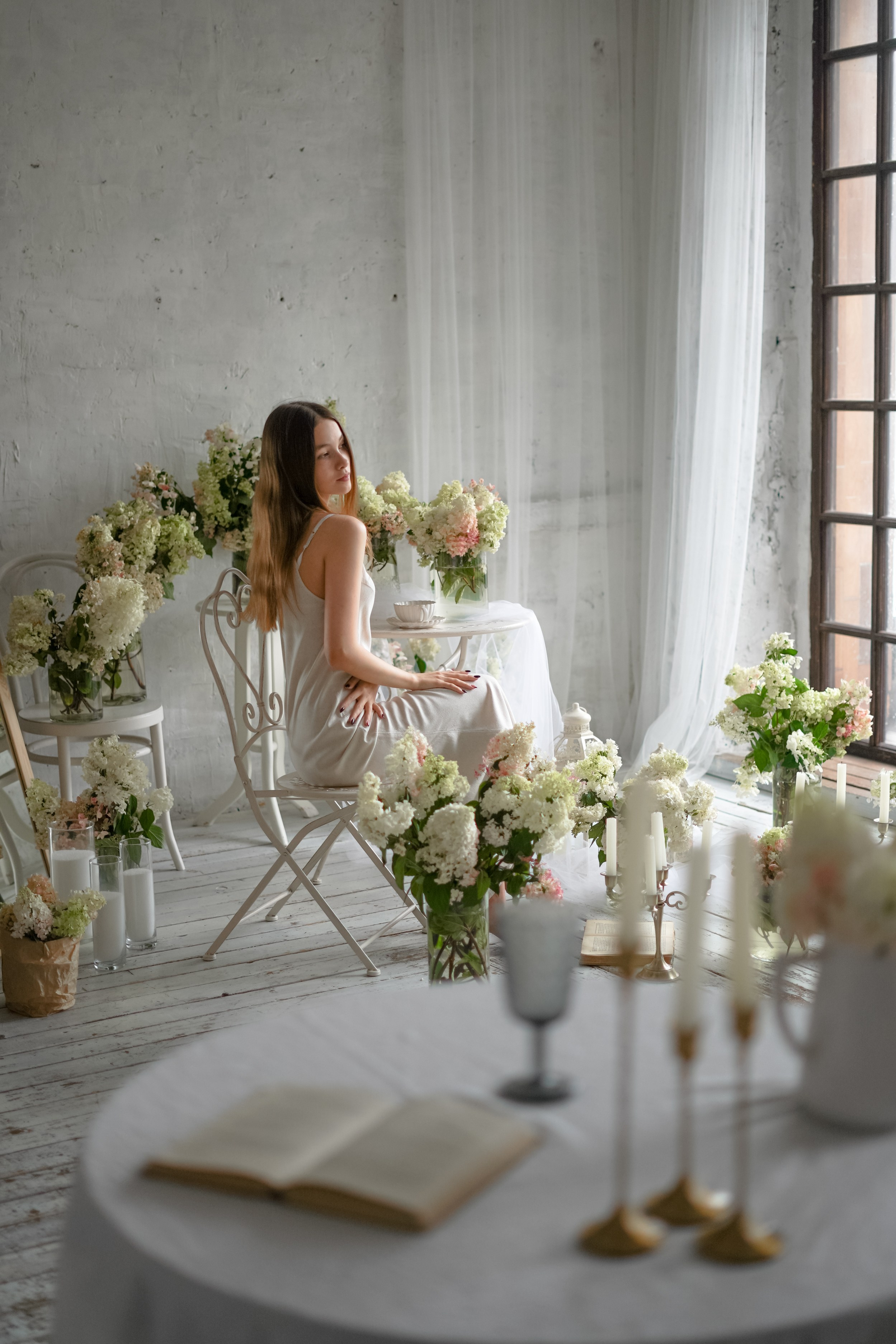 В ароматах гортензий. Фотограф Татьяна Митрофанова