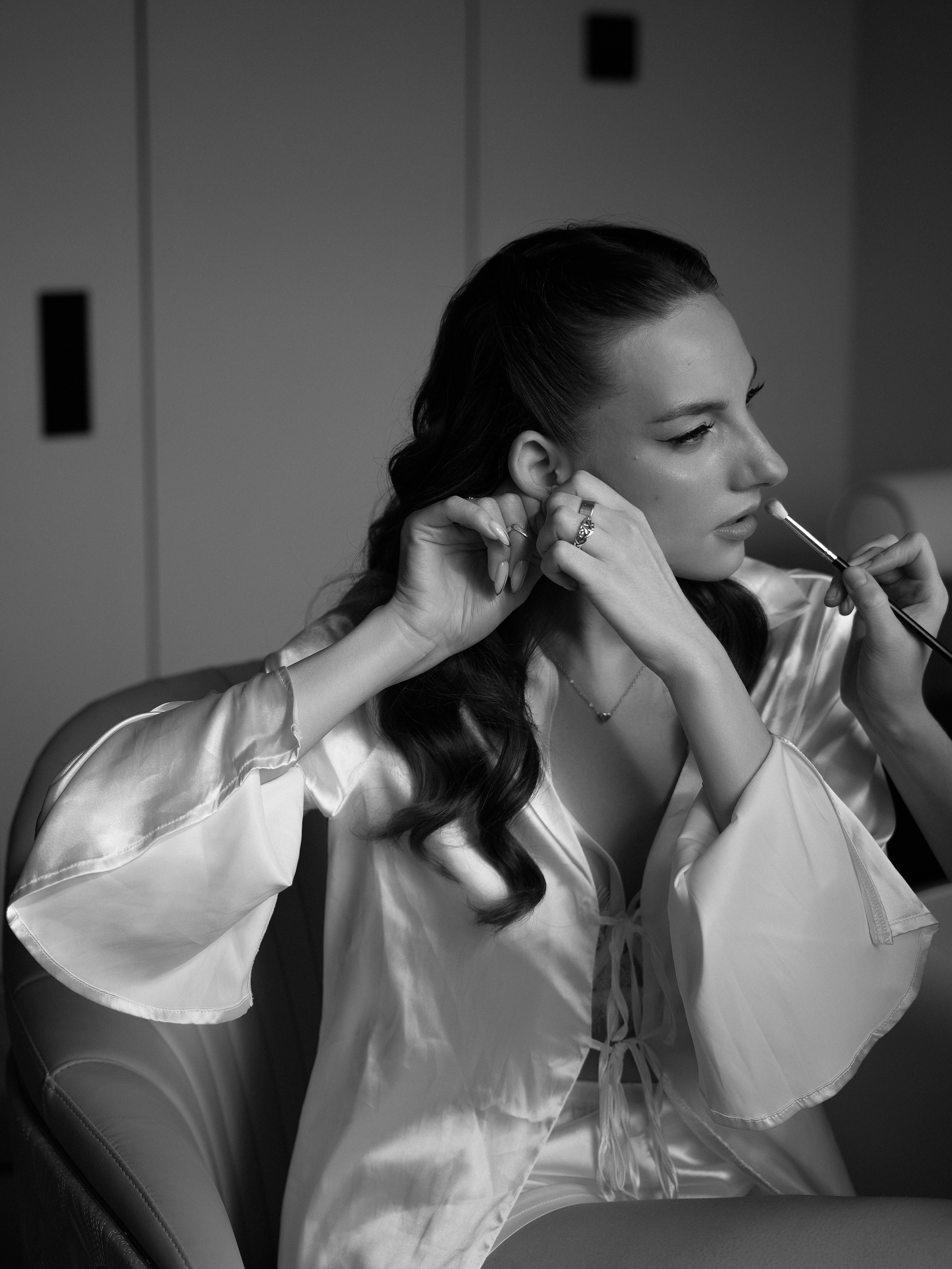 Утренние сборы невесты, первая встреча, бракосочетание в Кутузовском загсе, выездная церемония