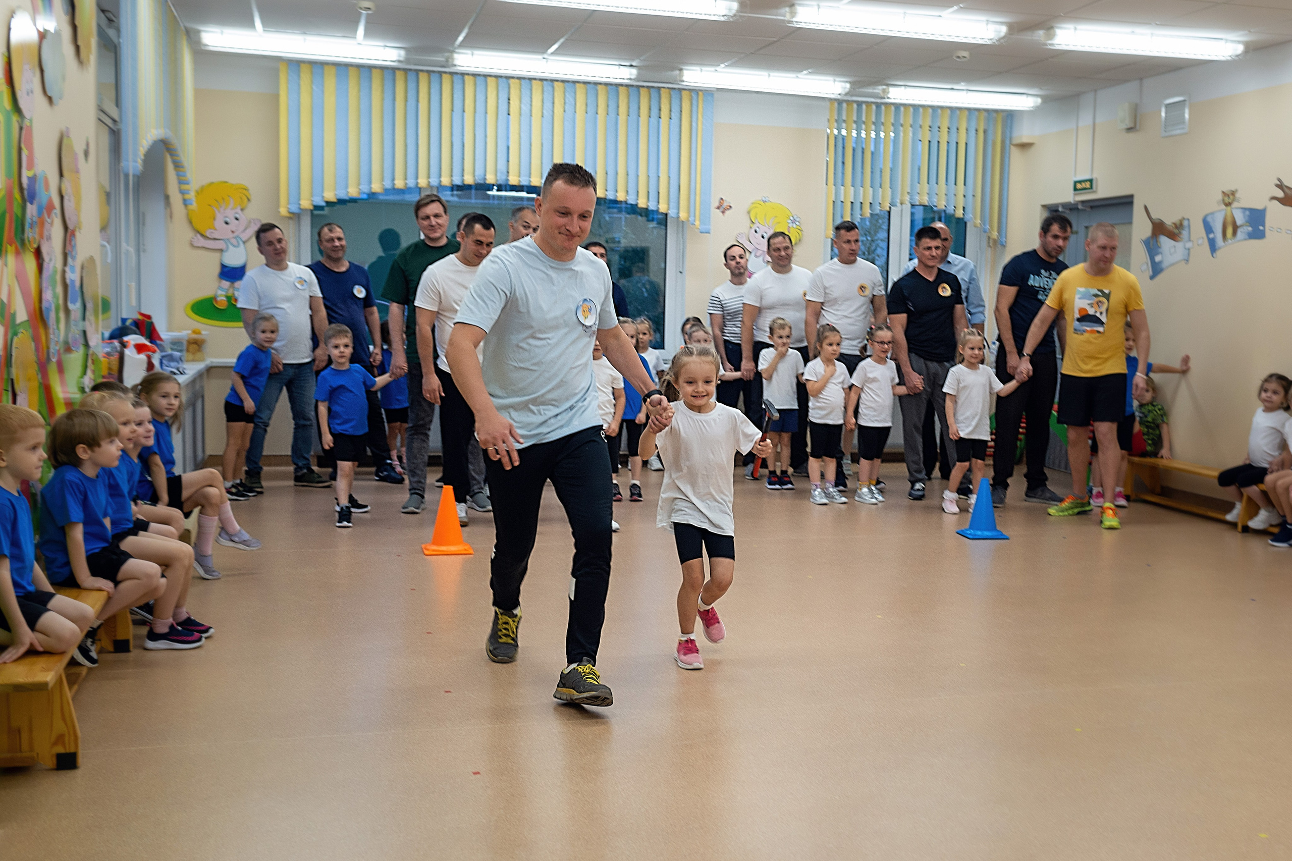 День пап в детском саду_2024. Семейный фотограф в Санкт-Петербурге