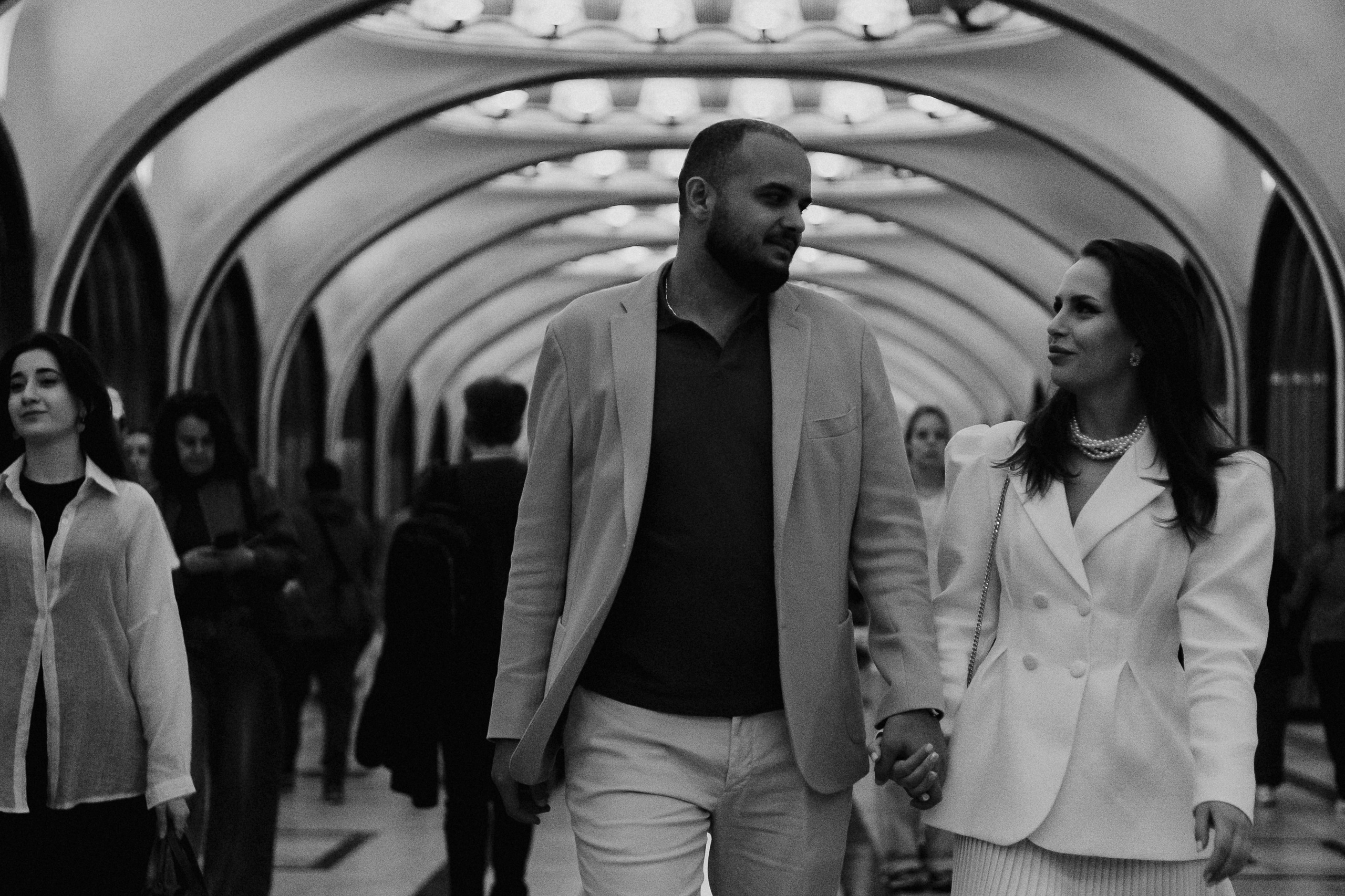 Анастасия и Мостафа (библиотека + прогулка). Фотограф в Москве Екатерина Потапова