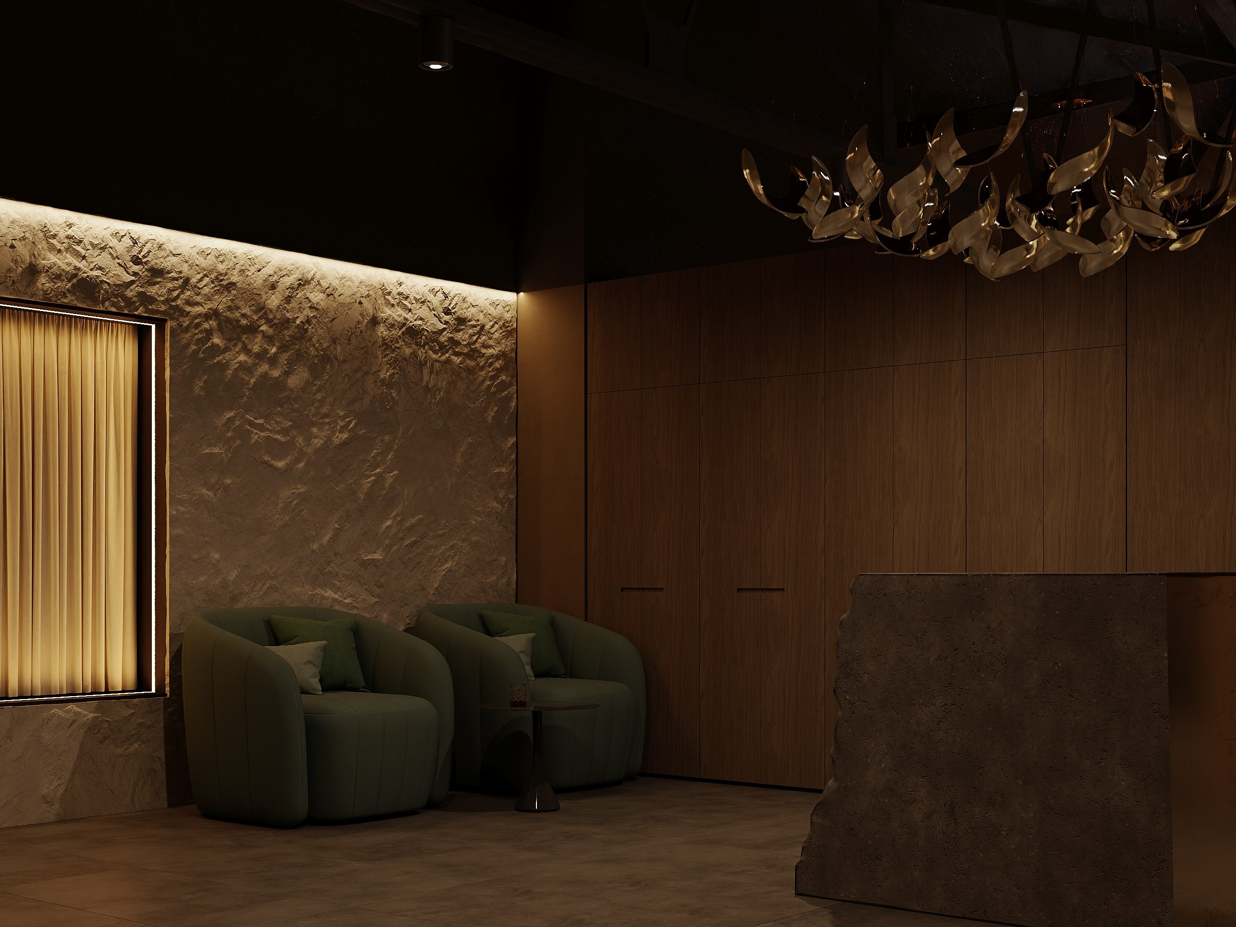 Кальянная Oazis Lounge. Студия дизайна интерьера в Москве T.Art Design