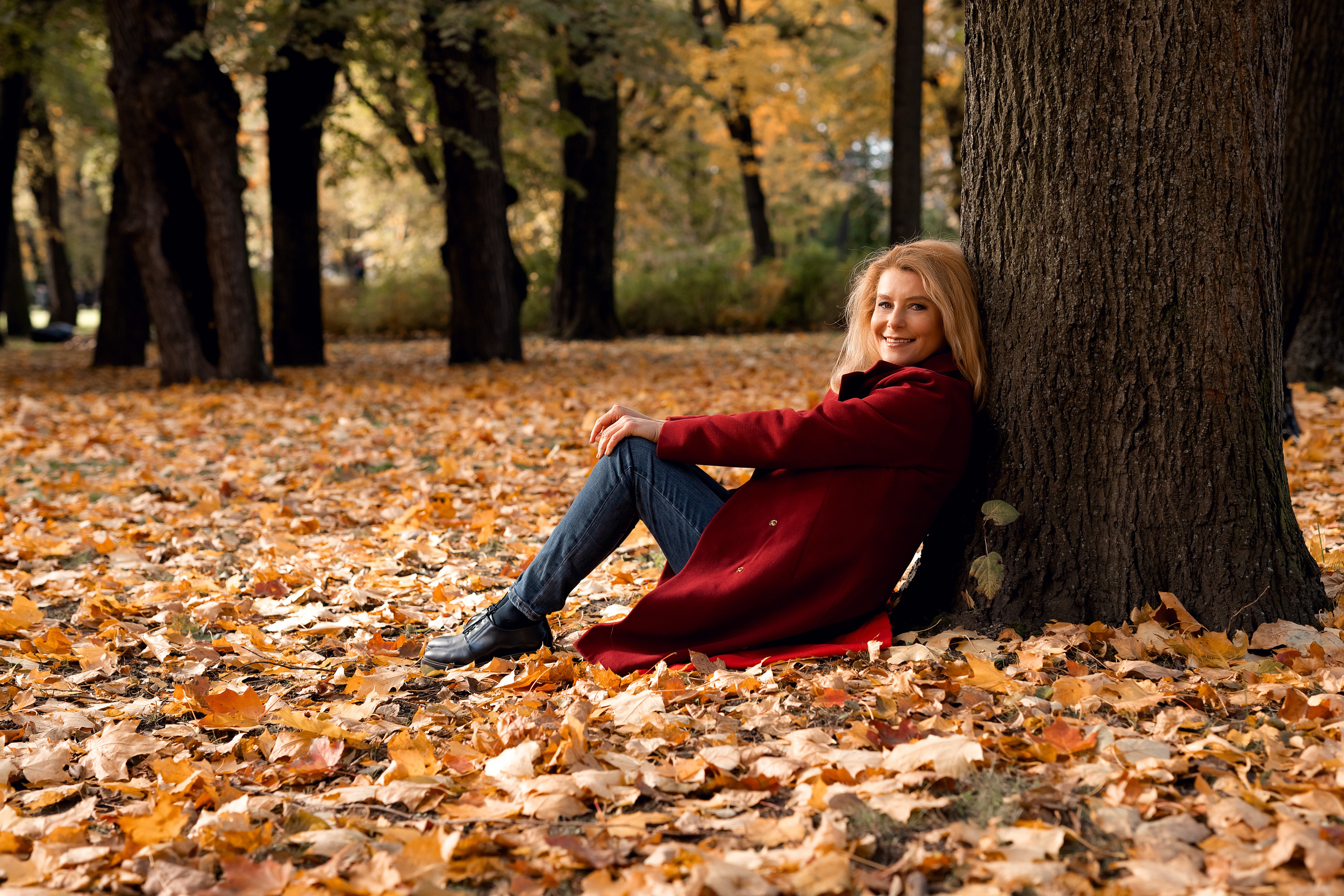 Осенняя прогулка с Оксаной Рощиной. Катерина Растокина фотограф в Санкт-Петербурге