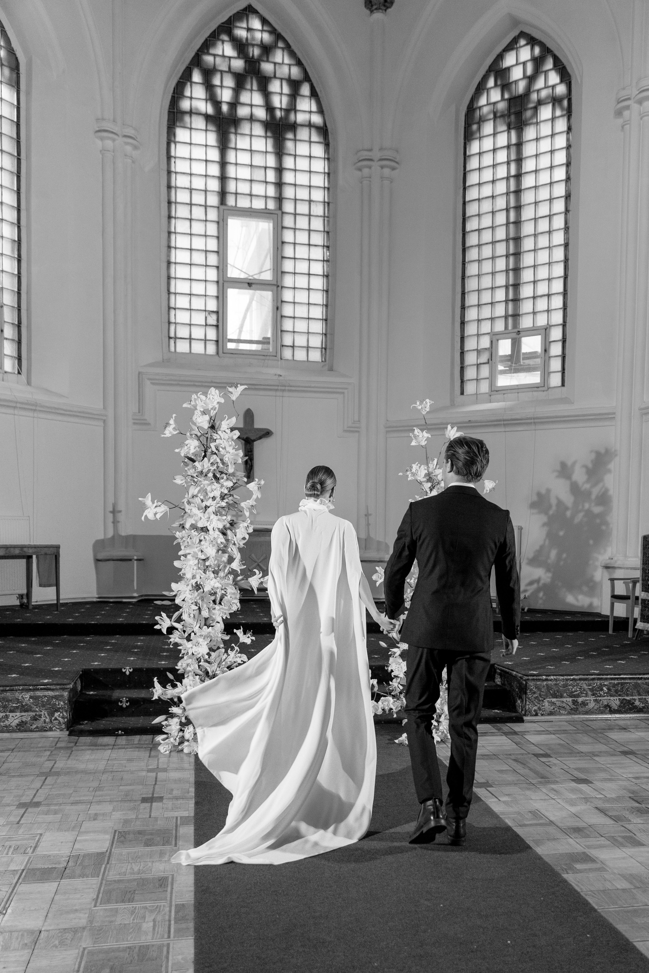 Съёмка в католической церкви. Свадебный фотограф Полина Панина