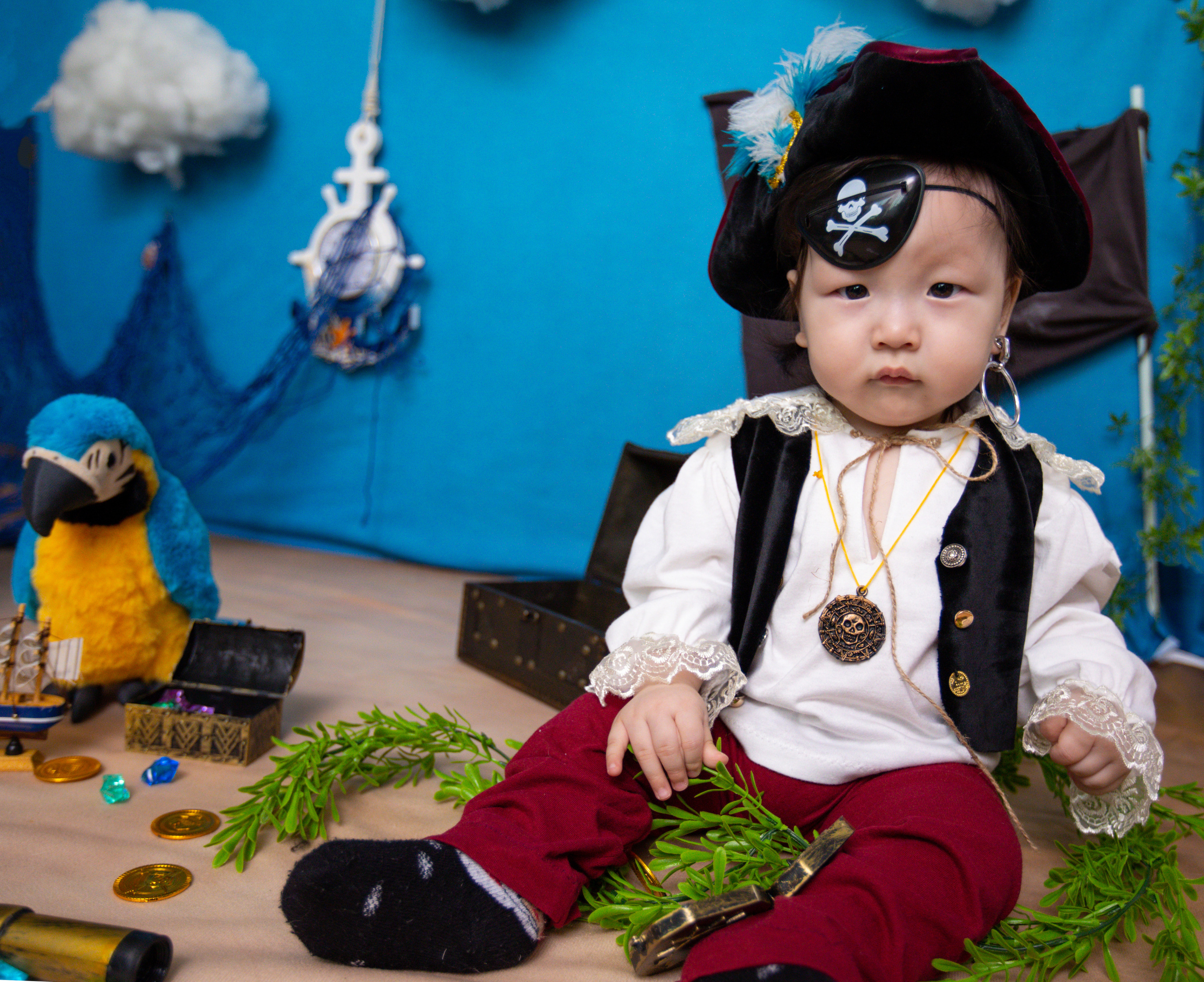 Предгодовалая фотосессия. Фотограф в Корее Фотограф новорождённых Семейный фотограф