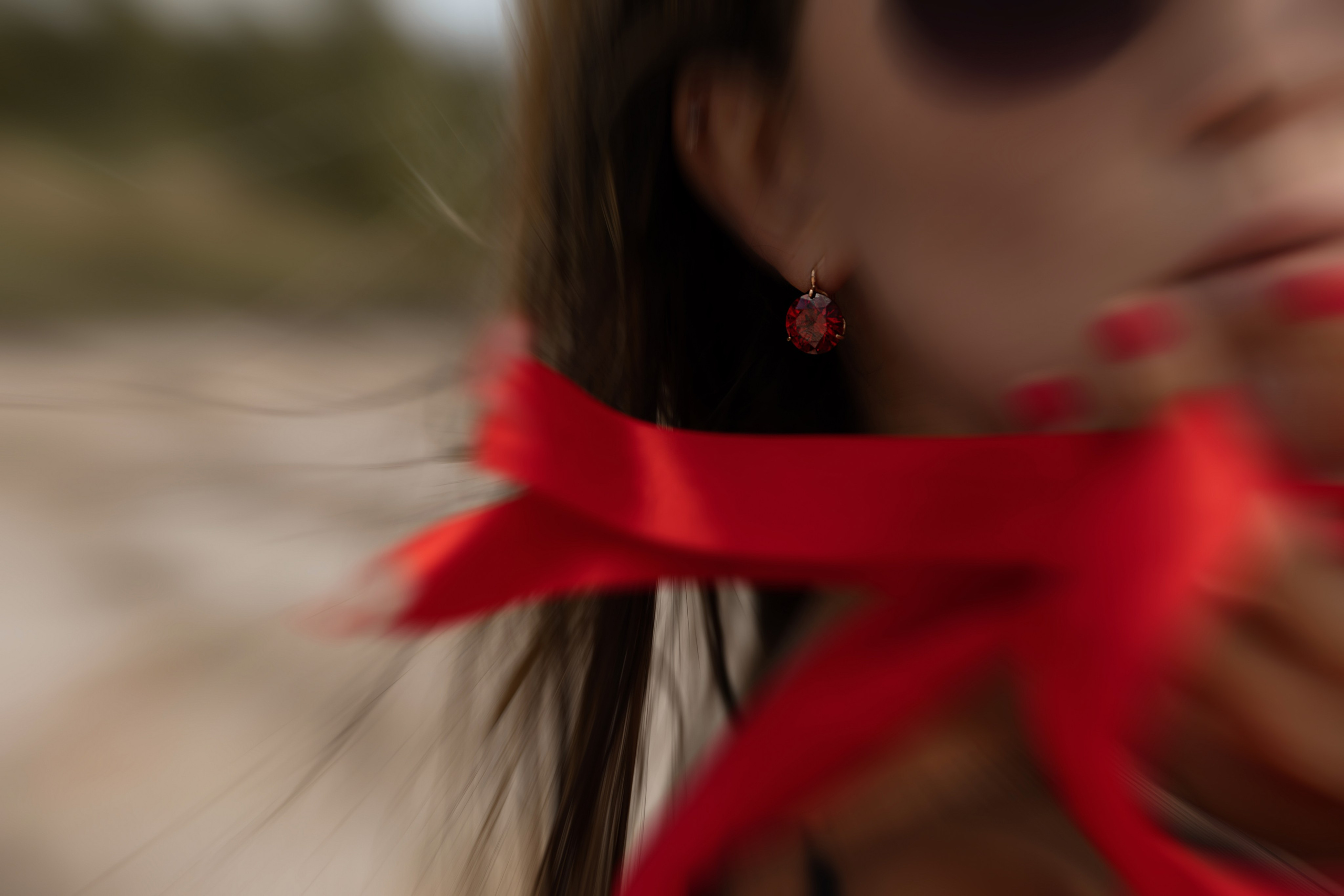 Александра «Red ribbons». Фотограф Мария Щеголькова. Чувственный женский портрет