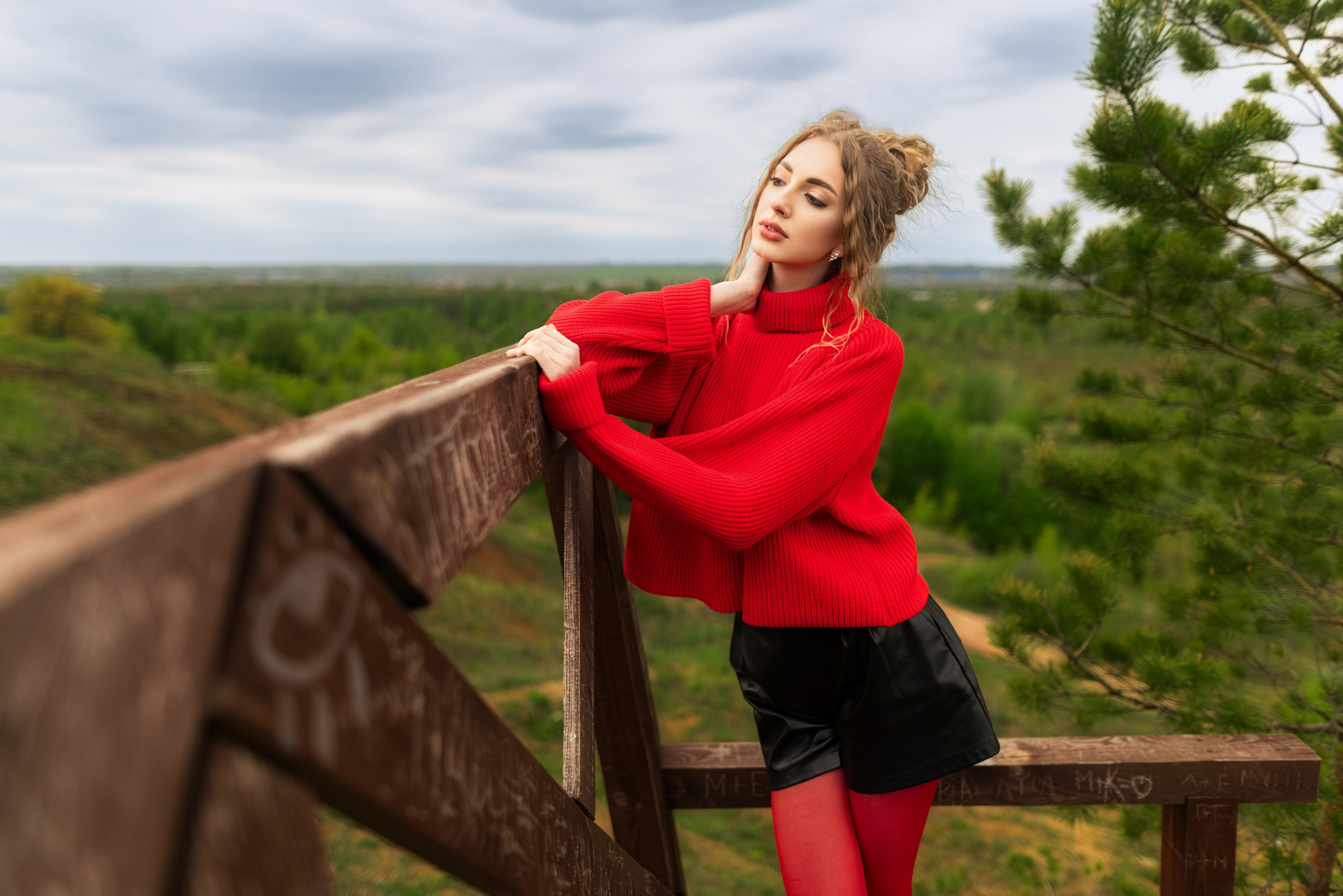 Фотосет с Ксенией в парке Белый колодец в формате для «себя». Дмитрий Шульгин, портретный фотограф в Воронеже