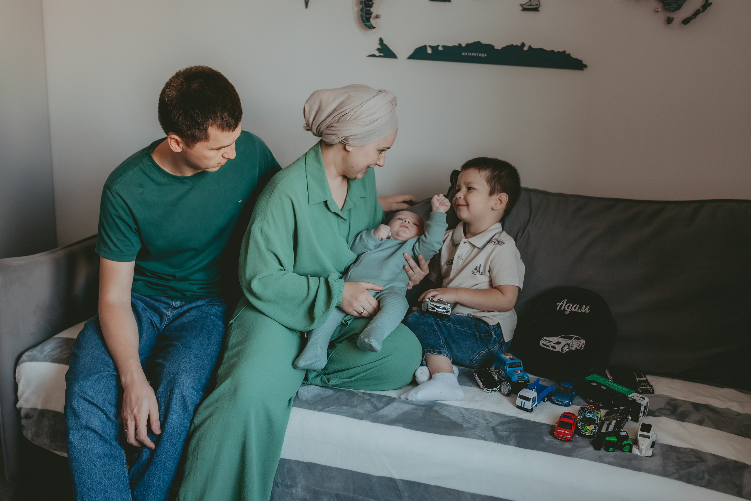 Адам и Исмаил. Семейный и домашний фотограф в Москве и МО Королева Валерия