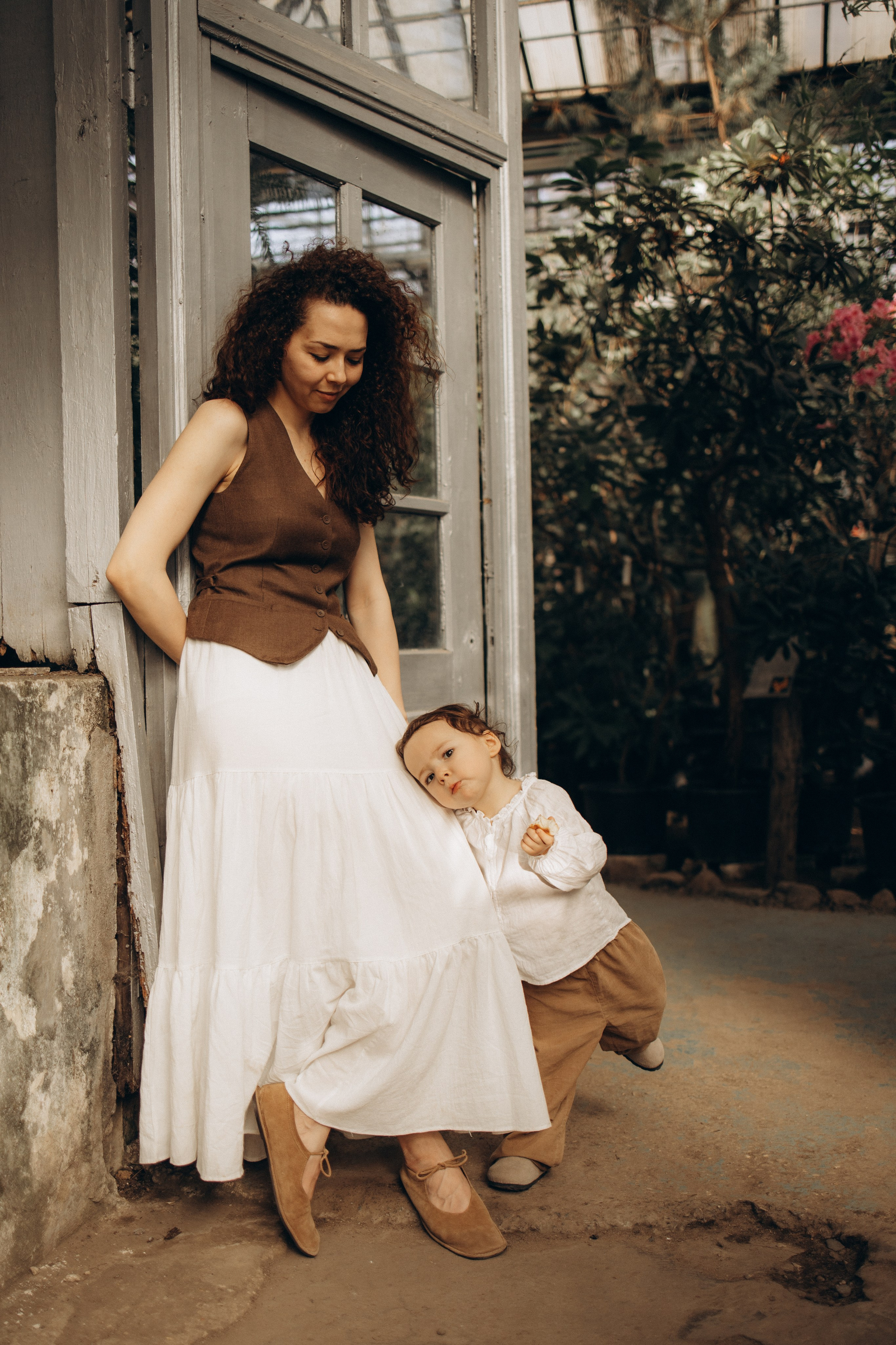 Прогулка по оранжерее. Семейный фотограф в Москве Ксения Аганина