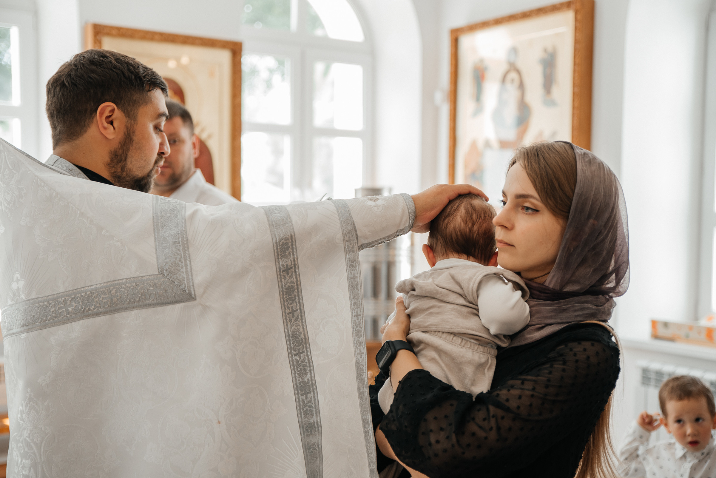 Крещение Романа. Свадебный и семейный фотограф в Туле Анастасия Чаликова