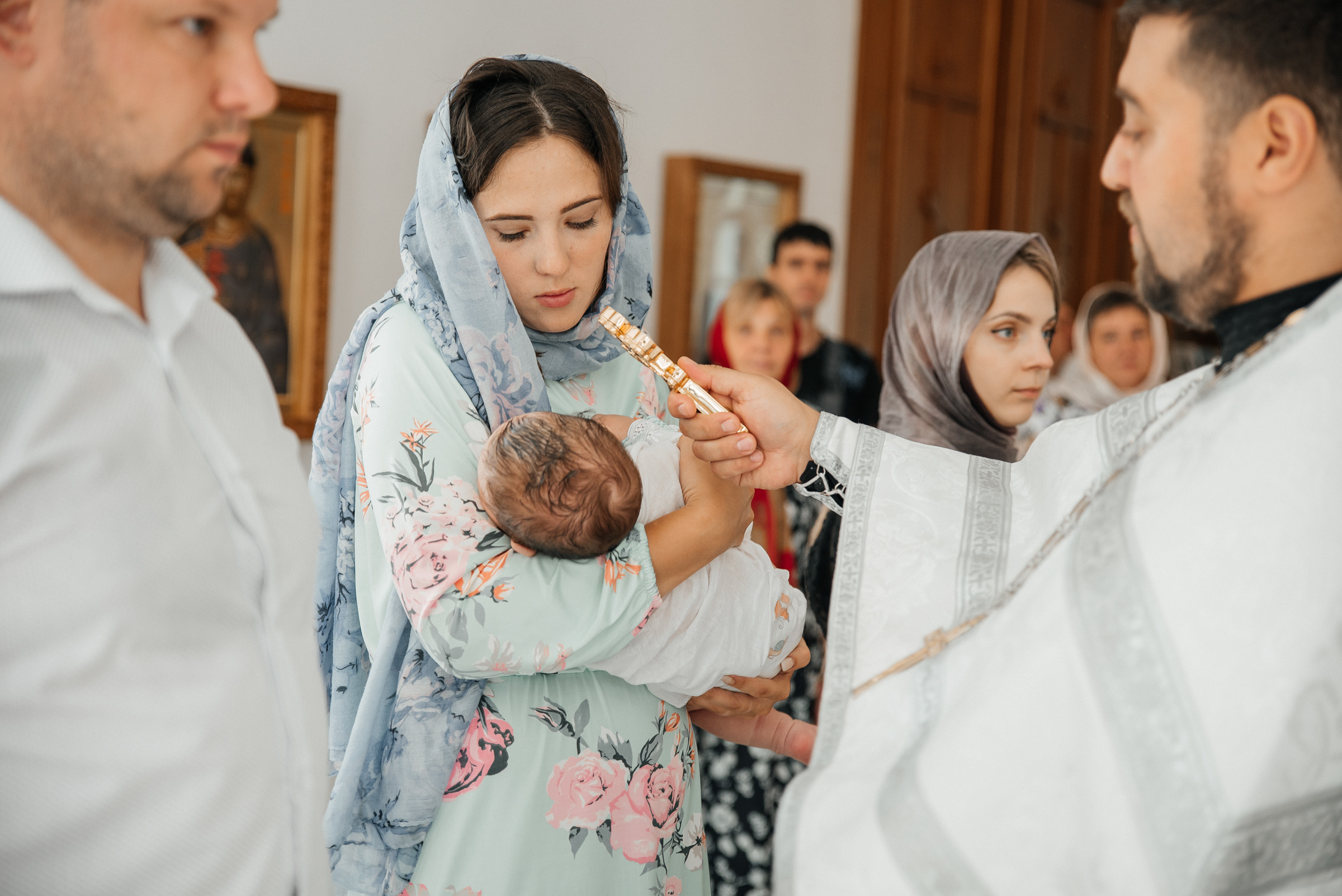 Крещение Романа. Свадебный и семейный фотограф в Туле Анастасия Чаликова