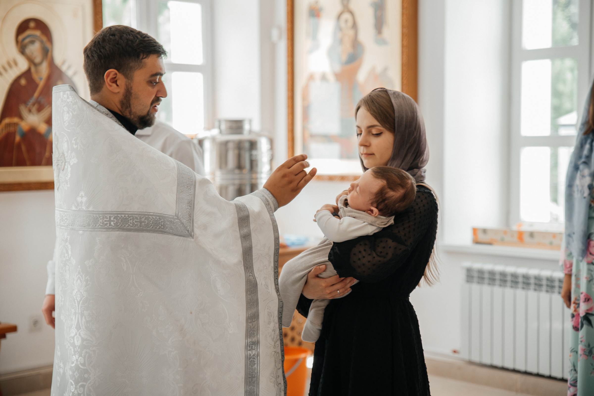 Крещение Романа. Свадебный и семейный фотограф в Туле Анастасия Чаликова