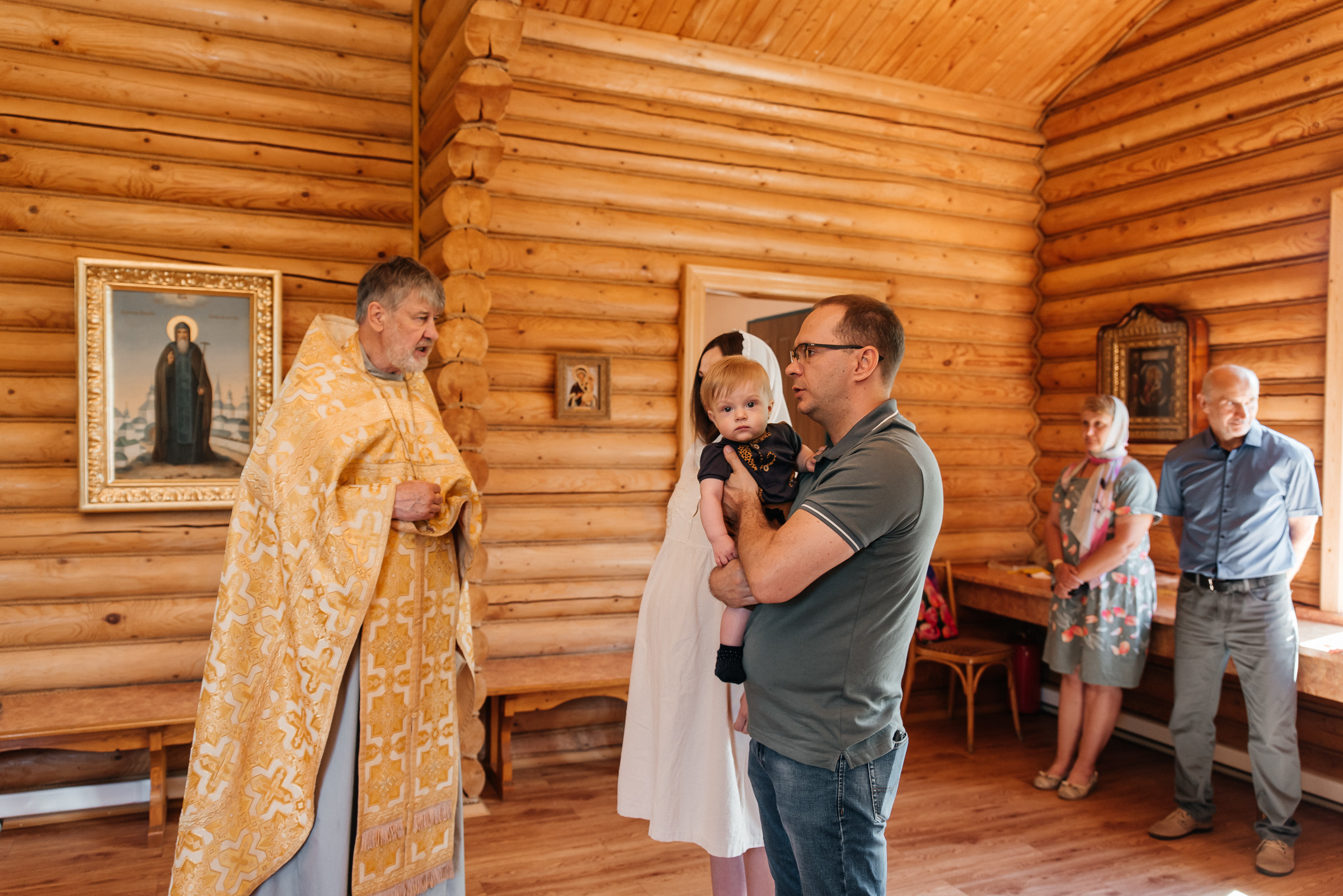 Крещение Михаила. Свадебный и семейный фотограф в Туле Анастасия Чаликова