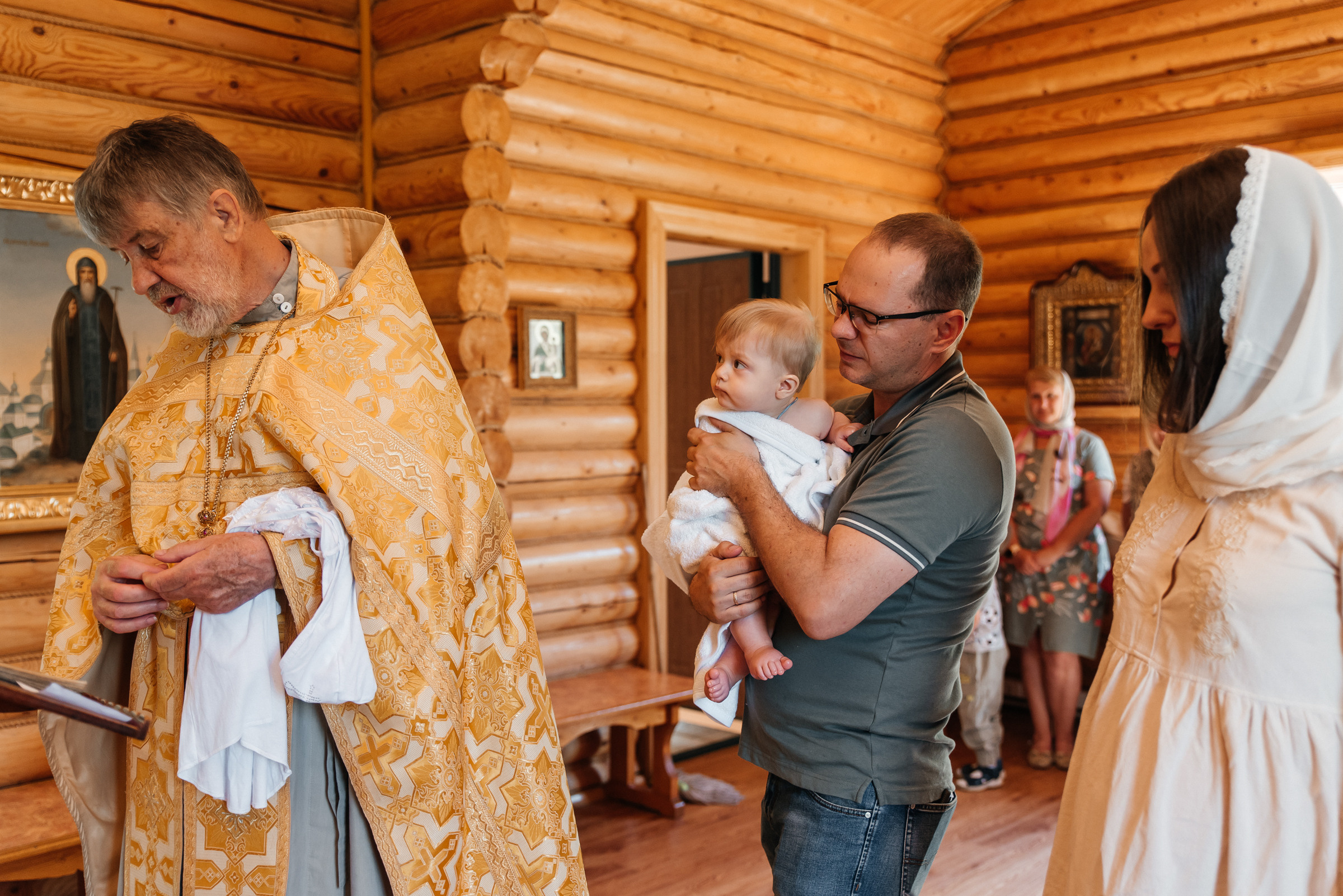 Крещение Михаила. Свадебный и семейный фотограф в Туле Анастасия Чаликова