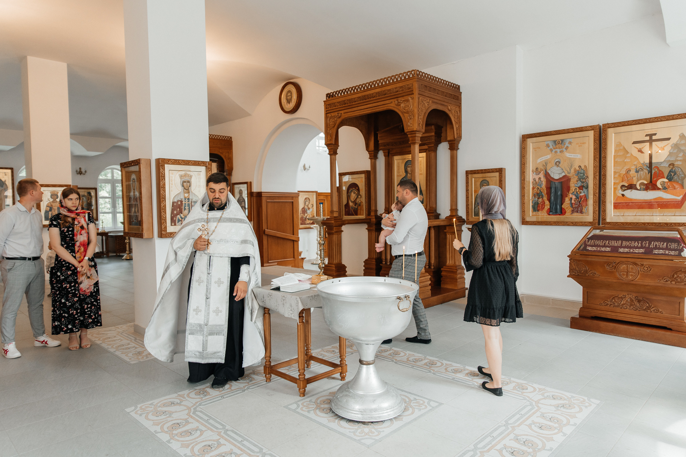 Крещение Романа. Свадебный и семейный фотограф в Туле Анастасия Чаликова