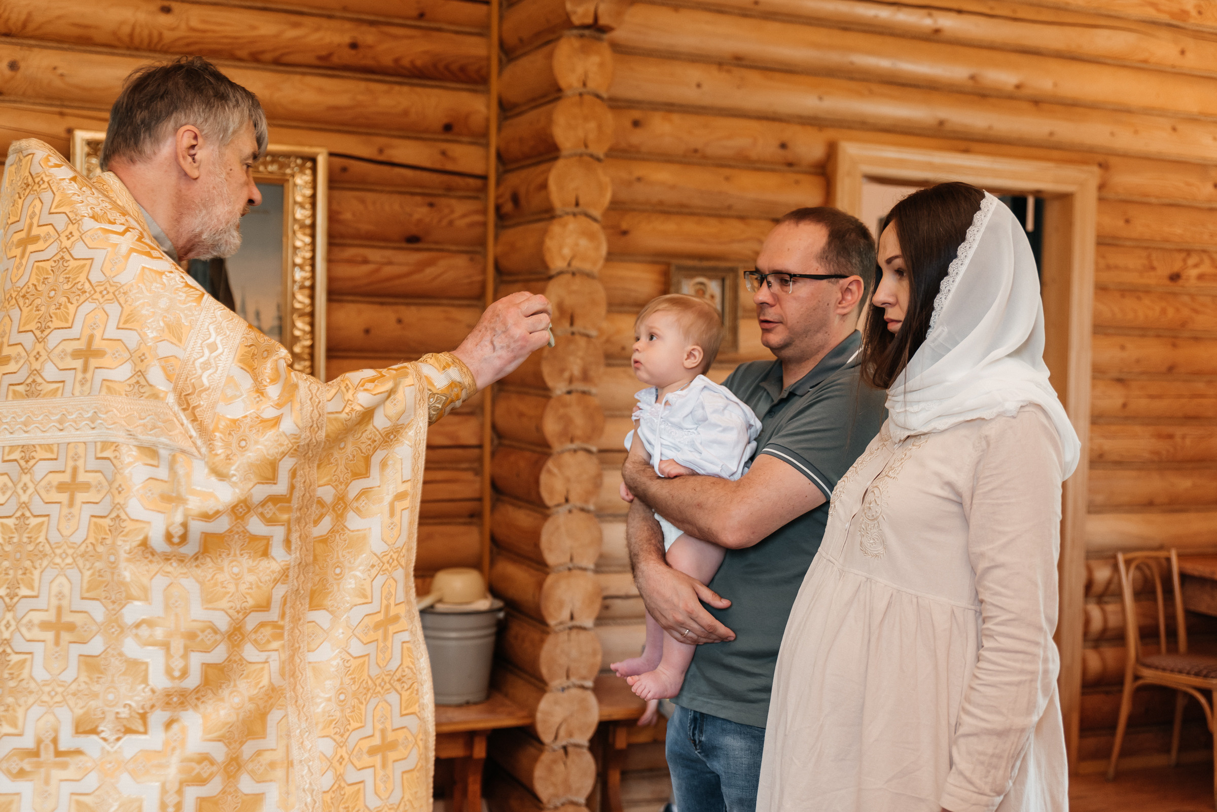 Крещение Михаила. Свадебный и семейный фотограф в Туле Анастасия Чаликова