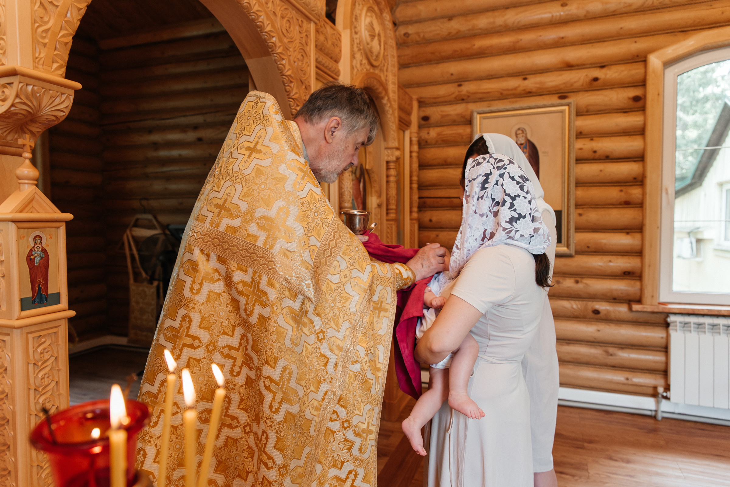 Крещение Михаила. Свадебный и семейный фотограф в Туле Анастасия Чаликова