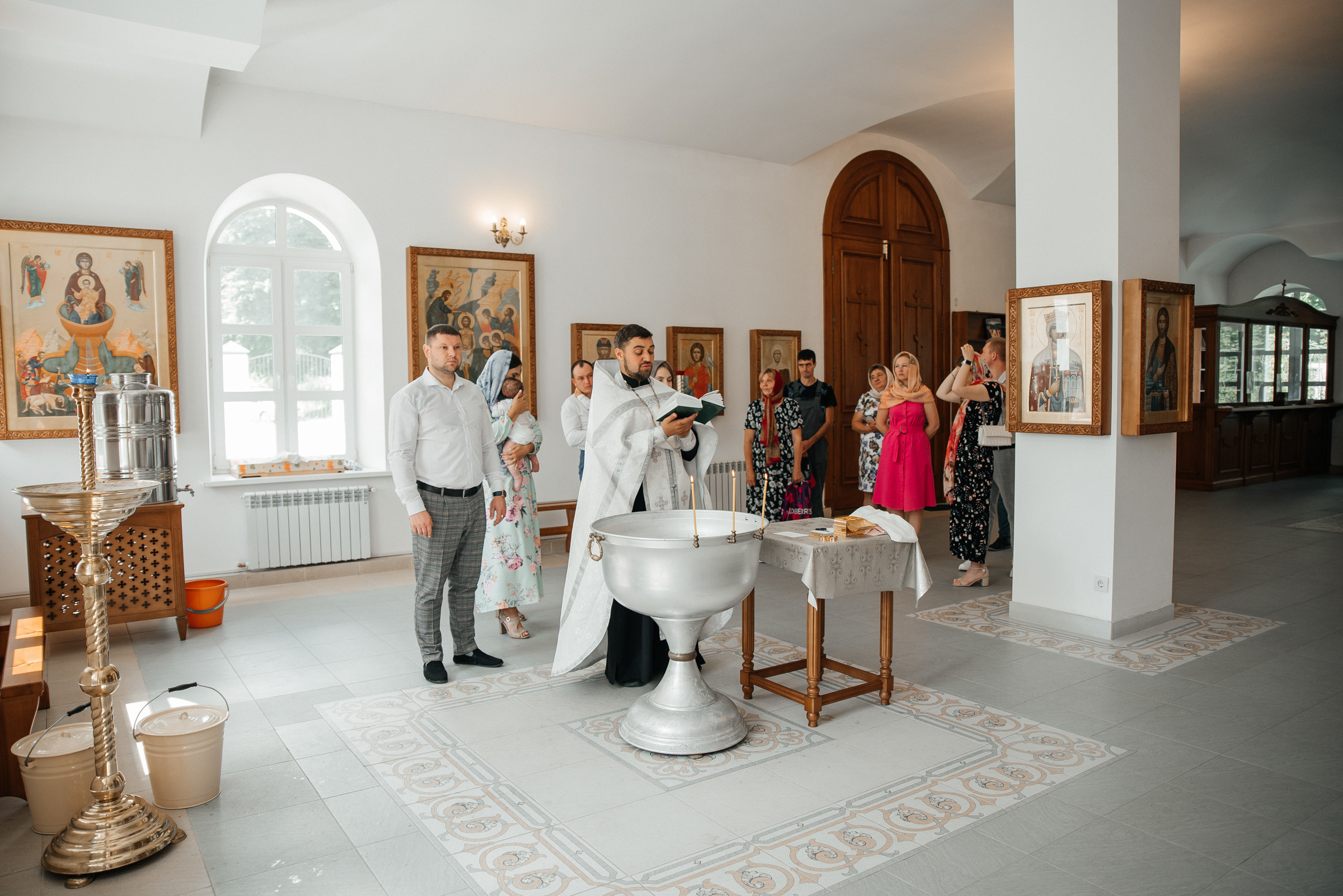 Крещение Романа. Свадебный и семейный фотограф в Туле Анастасия Чаликова