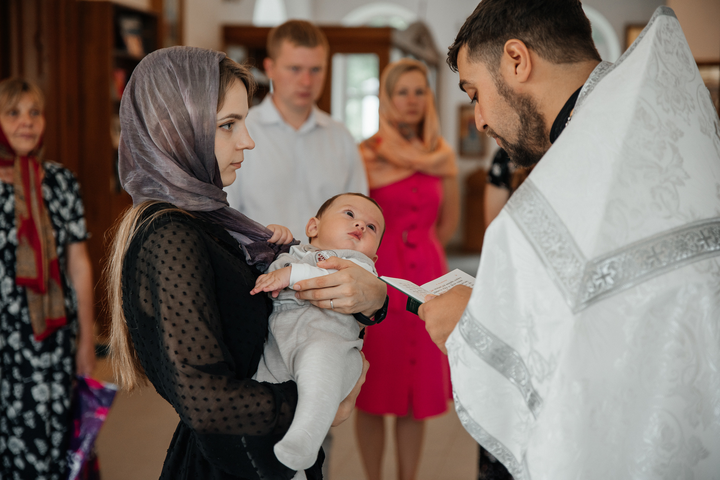Крещение Романа. Свадебный и семейный фотограф в Туле Анастасия Чаликова