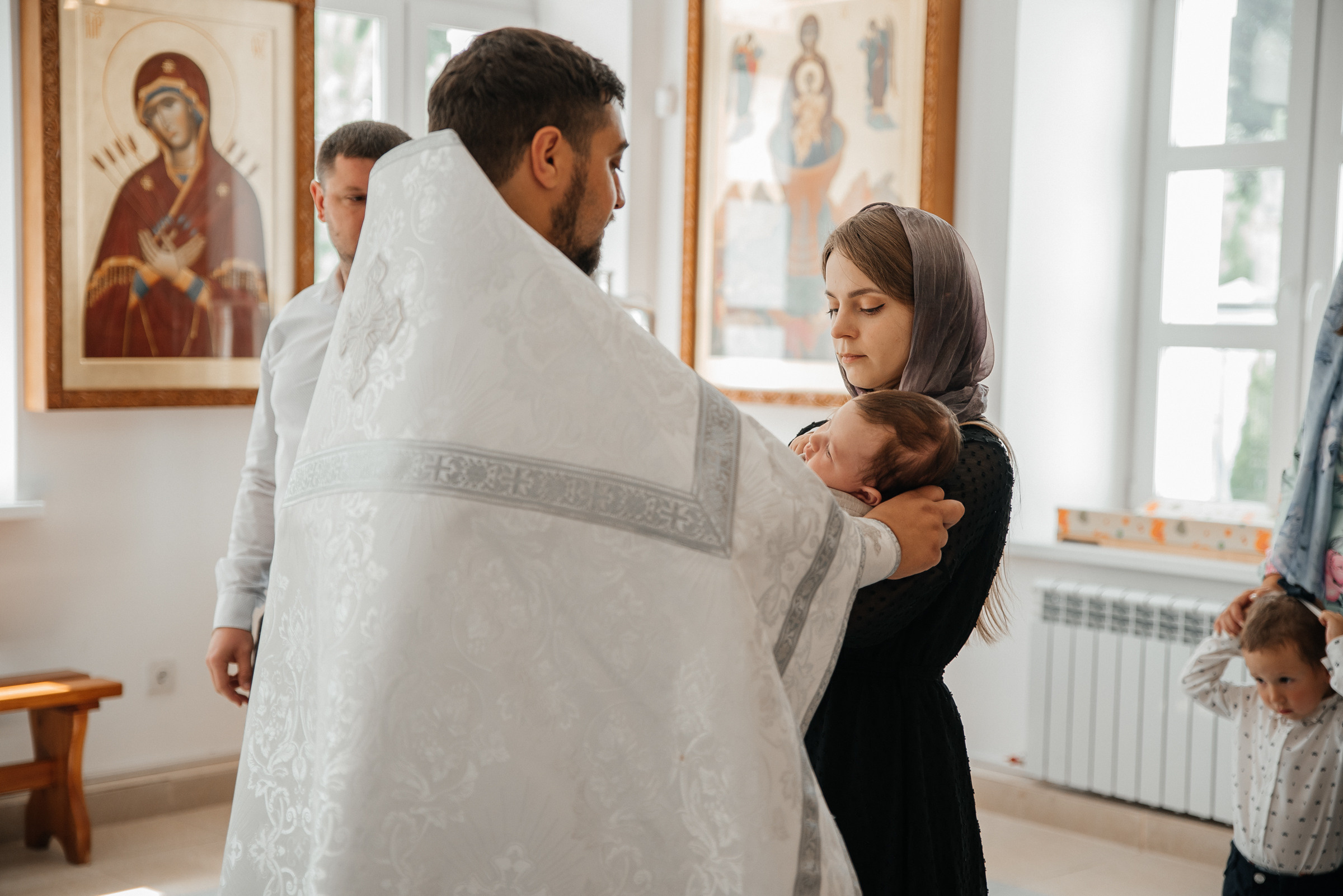 Крещение Романа. Свадебный и семейный фотограф в Туле Анастасия Чаликова