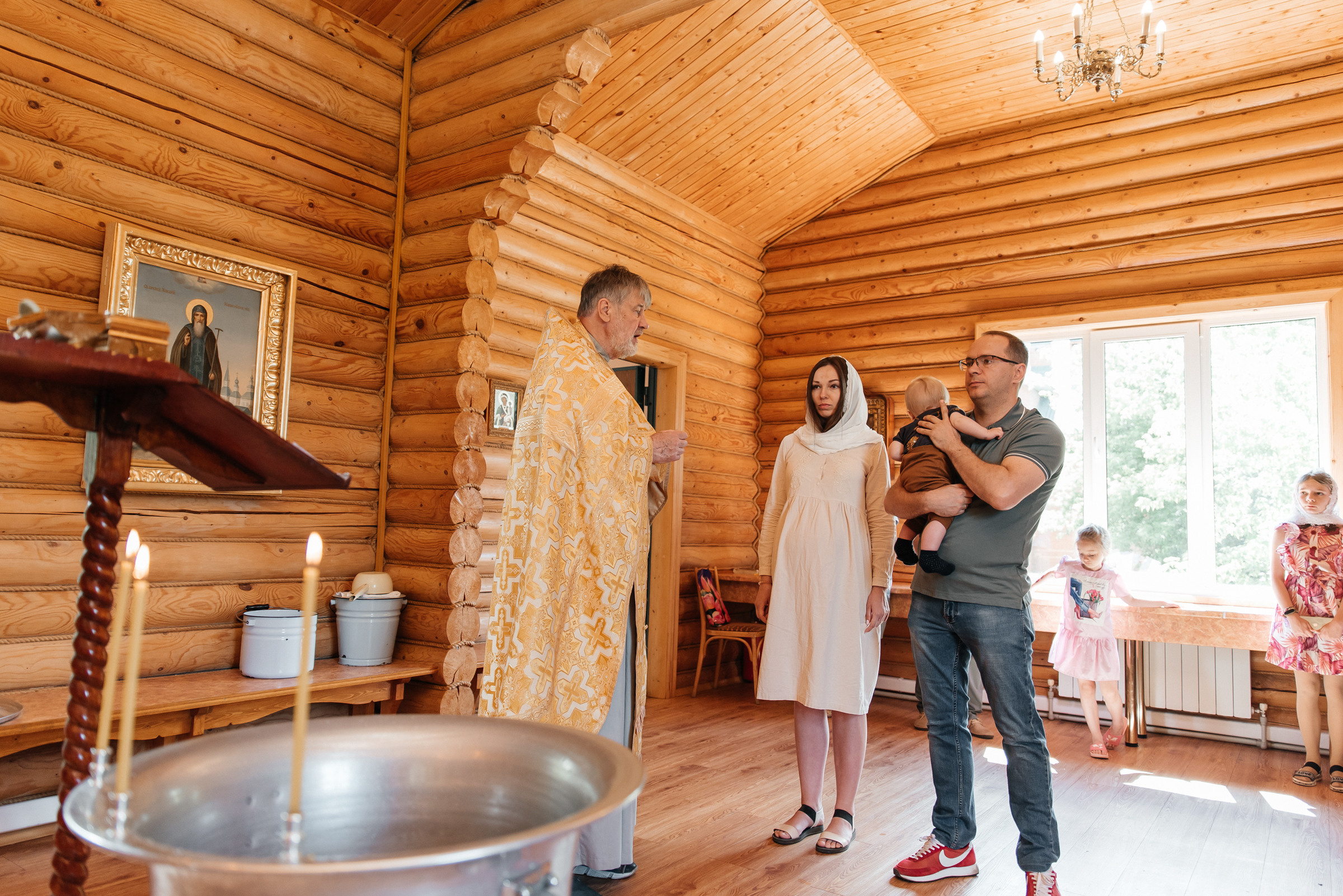Крещение Михаила. Свадебный и семейный фотограф в Туле Анастасия Чаликова