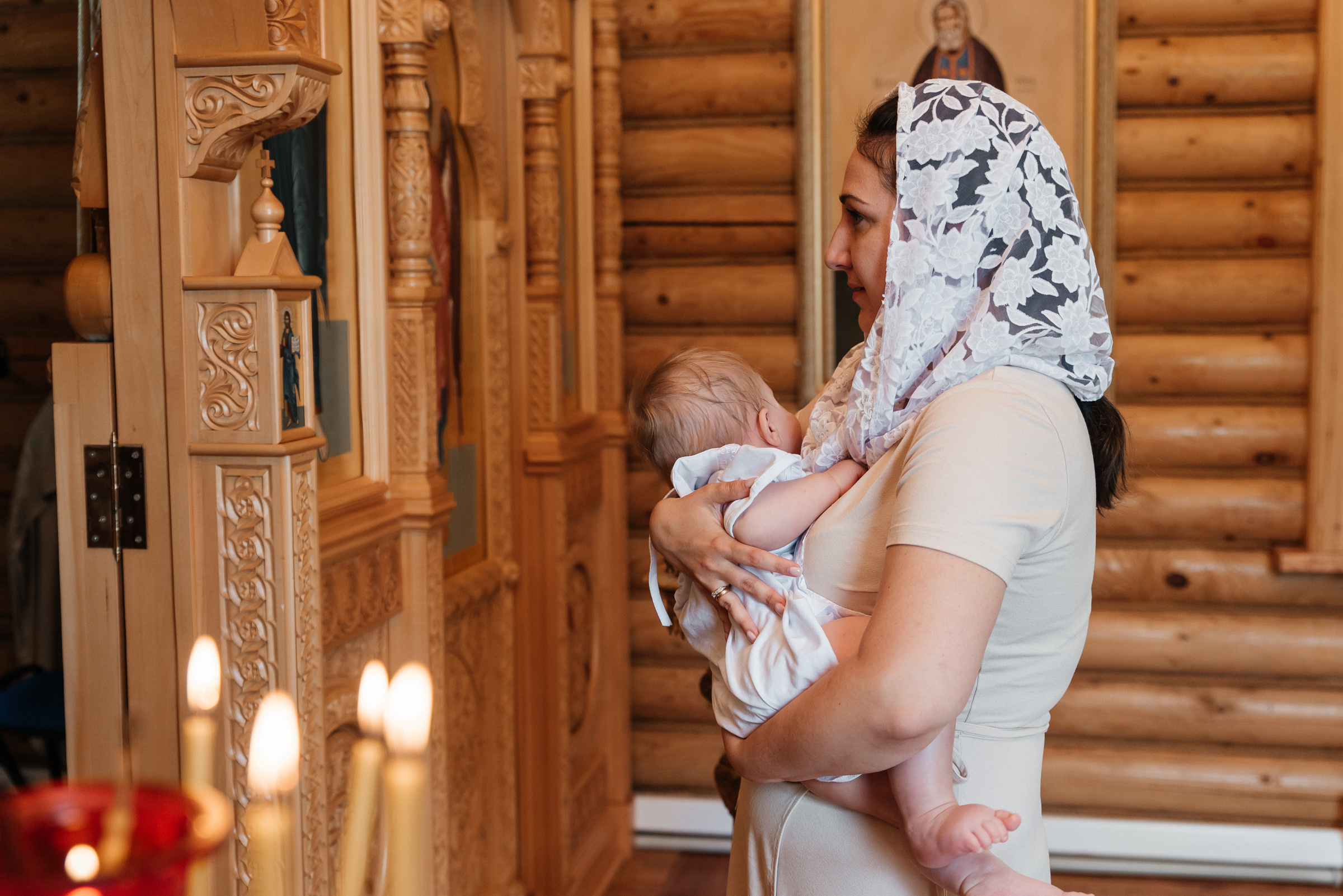 Крещение Михаила. Свадебный и семейный фотограф в Туле Анастасия Чаликова