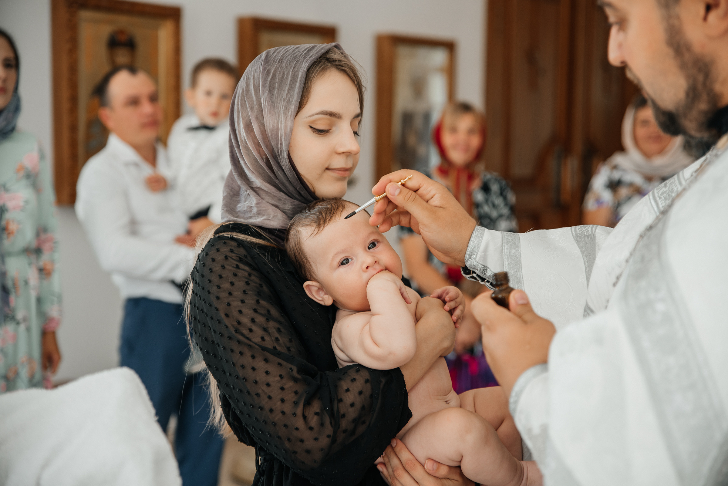 Крещение Романа. Свадебный и семейный фотограф в Туле Анастасия Чаликова