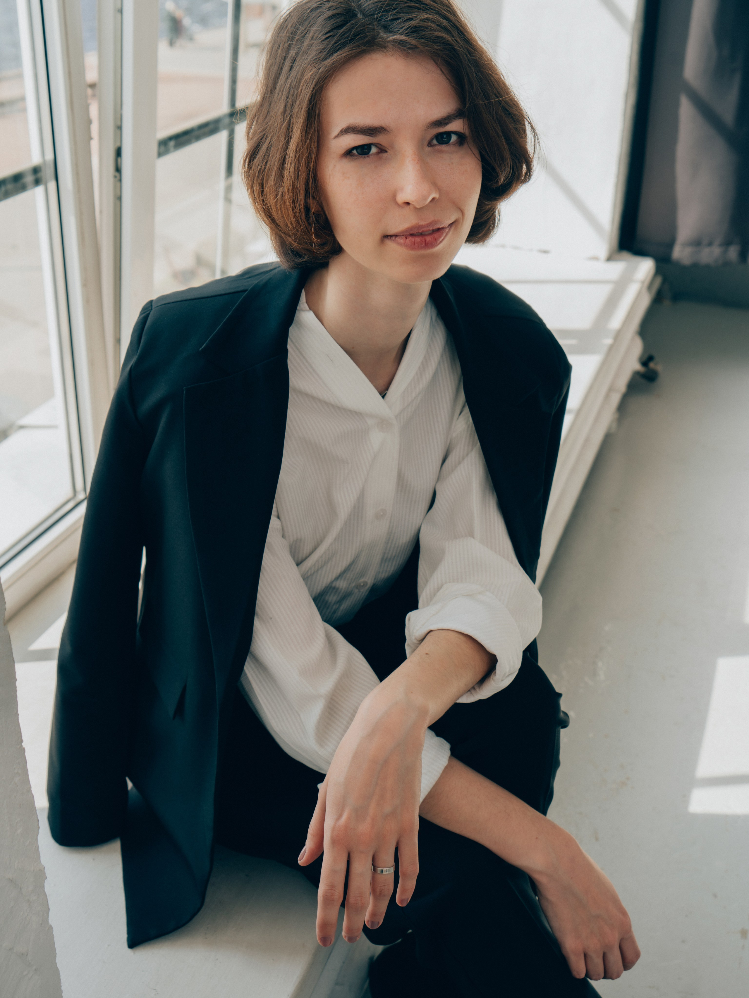 Портретная фотосессия для Полины в фотостудии. Светлана Гопанюк. Портретный фотограф. Санкт-Петербург. СПб