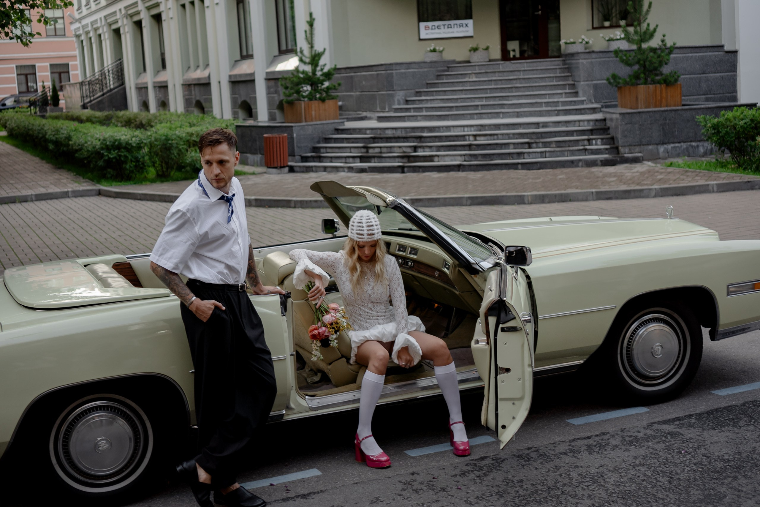 СВАДЕБНАЯ СЬЕМКА С КАБРИОЛЕТОМ В САНТК-ПЕТЕРБУРГЕ НА ПЕТРОГРАДКЕ В ОТЕЛЕ ПАНОРАМИКА. Профессиональный фотограф, Санкт-Петербург — Виктория Богомолова