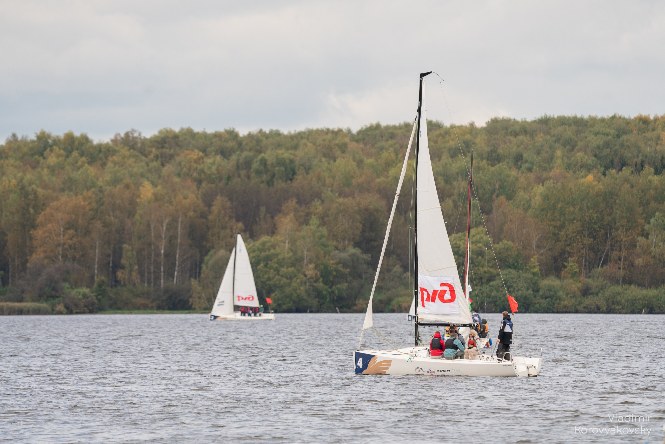 Кубок АОА «РЖД» по парусным видам спорта. Фотограф Владимир Коровяковский