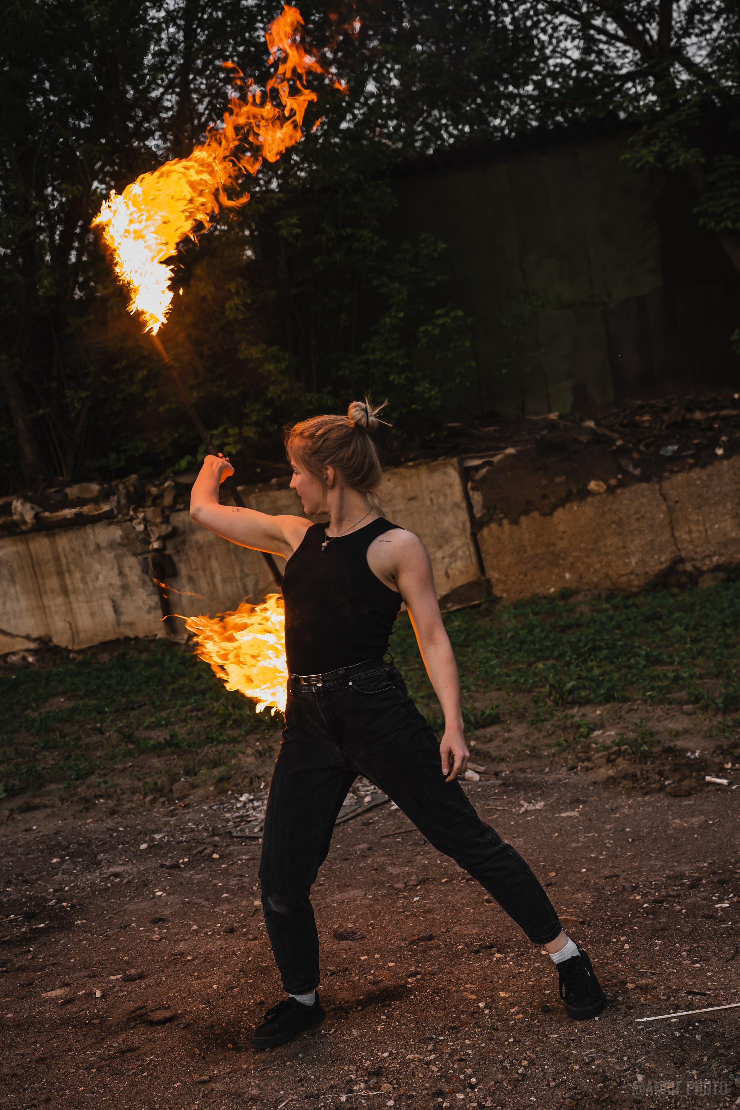 Огненная тренировка. Репортажный фотограф Анастасия Рубцова