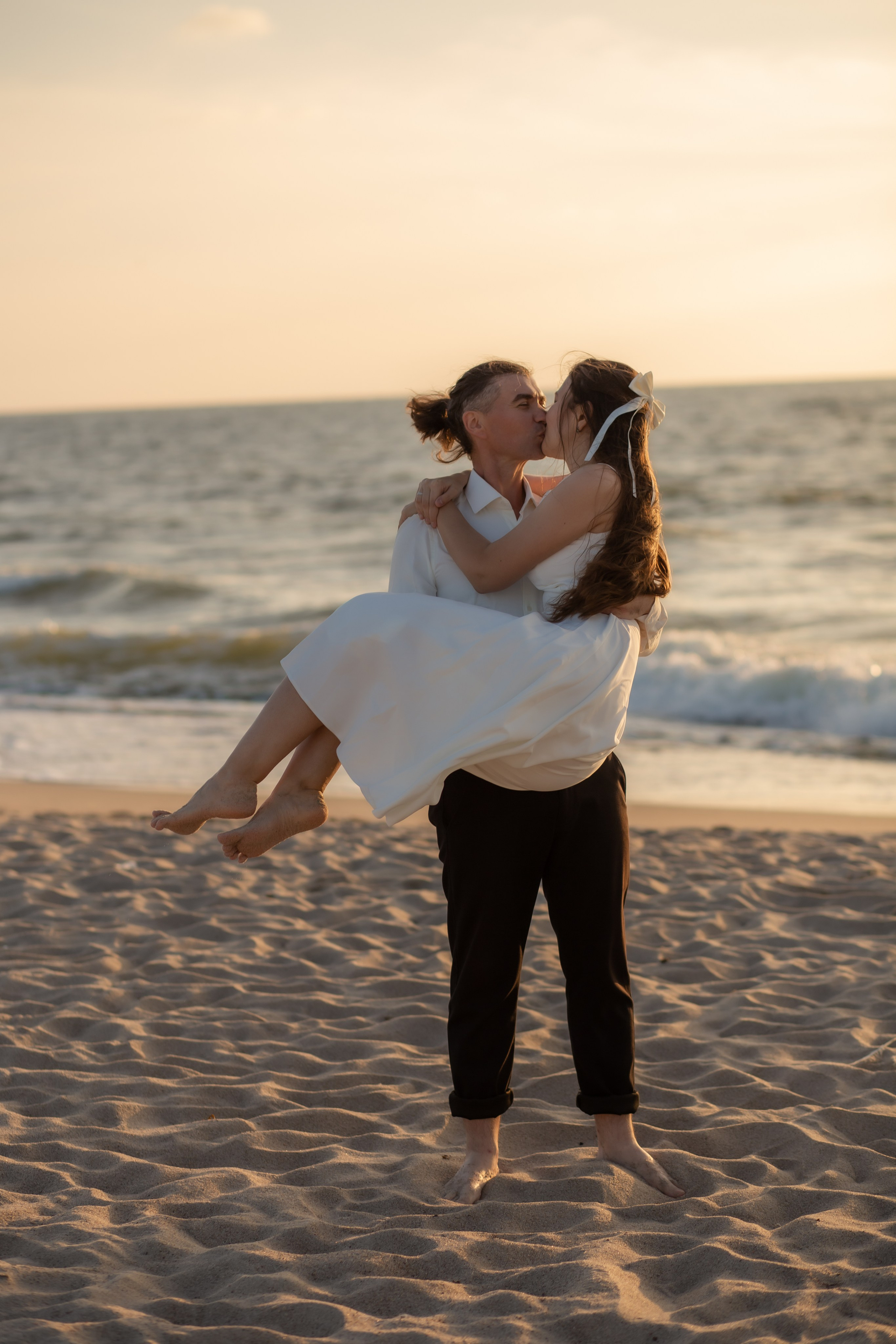 Ирина и Данил. Закат. Фотограф в Калининграде Решетникова Алина