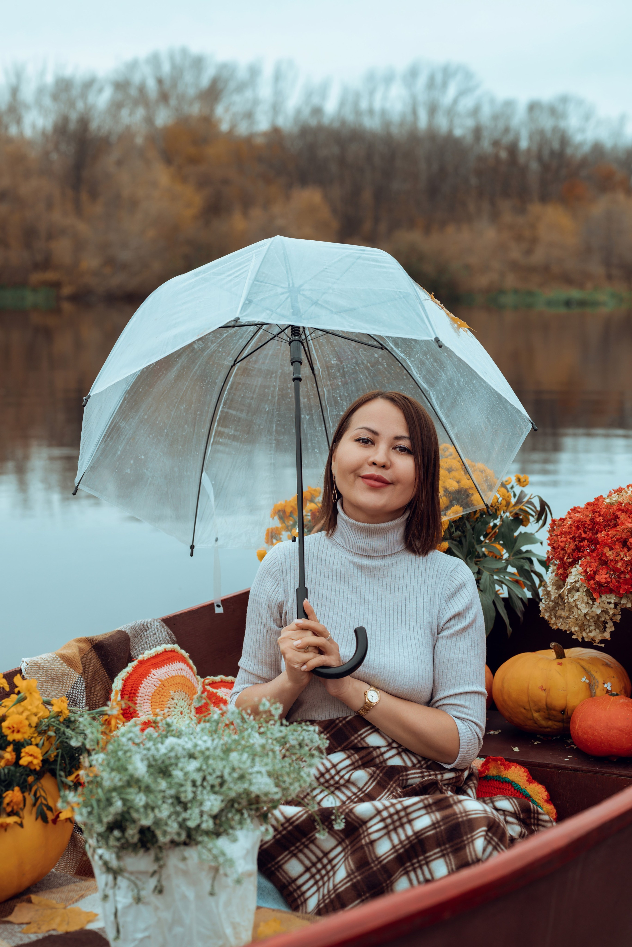 Фотопроект с осенней лодкой. Фотограф в городе Салават