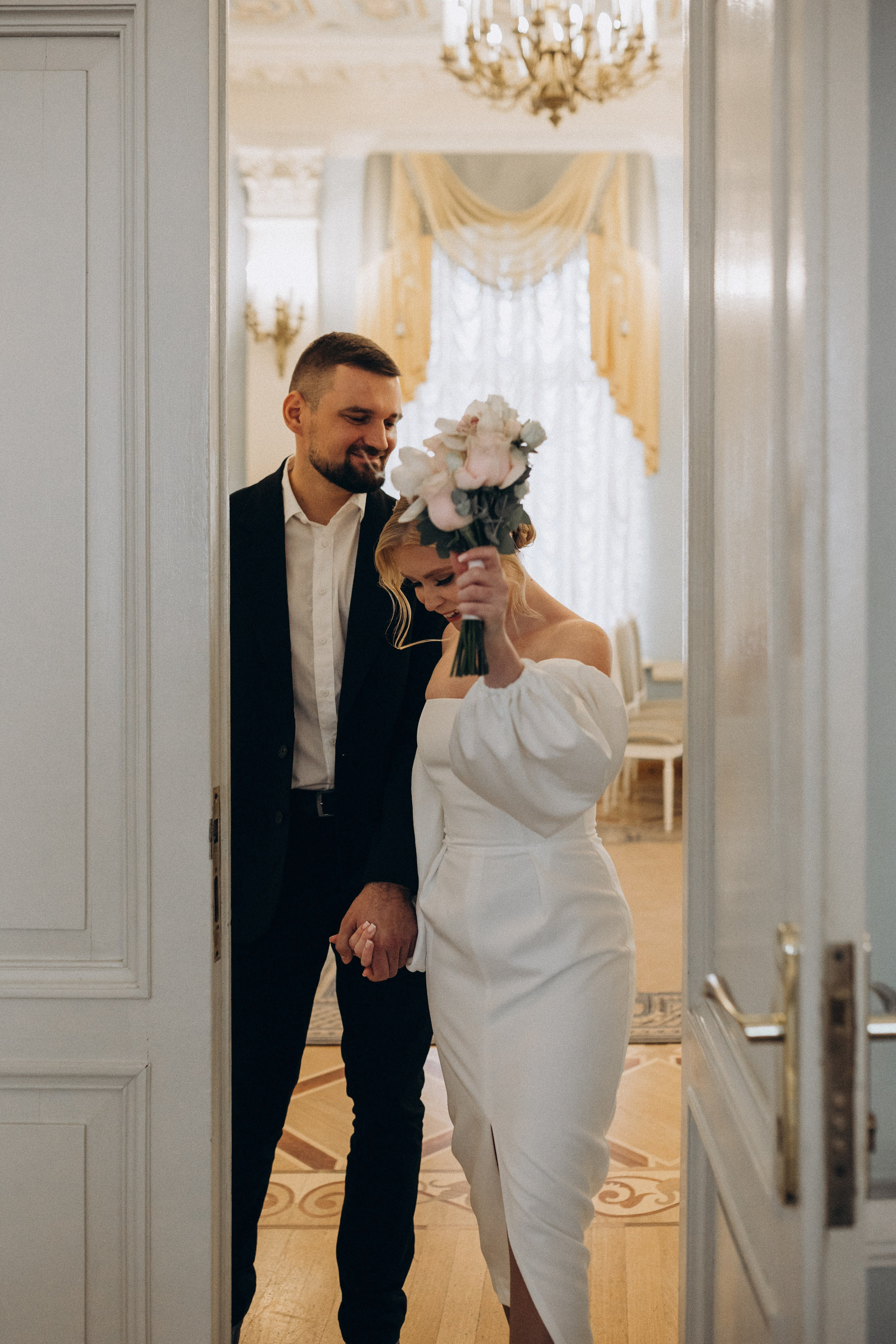 Михаил и Анастасия | Загс Кировского района. Свадебный и love story фотограф в Санкт-Петербурге