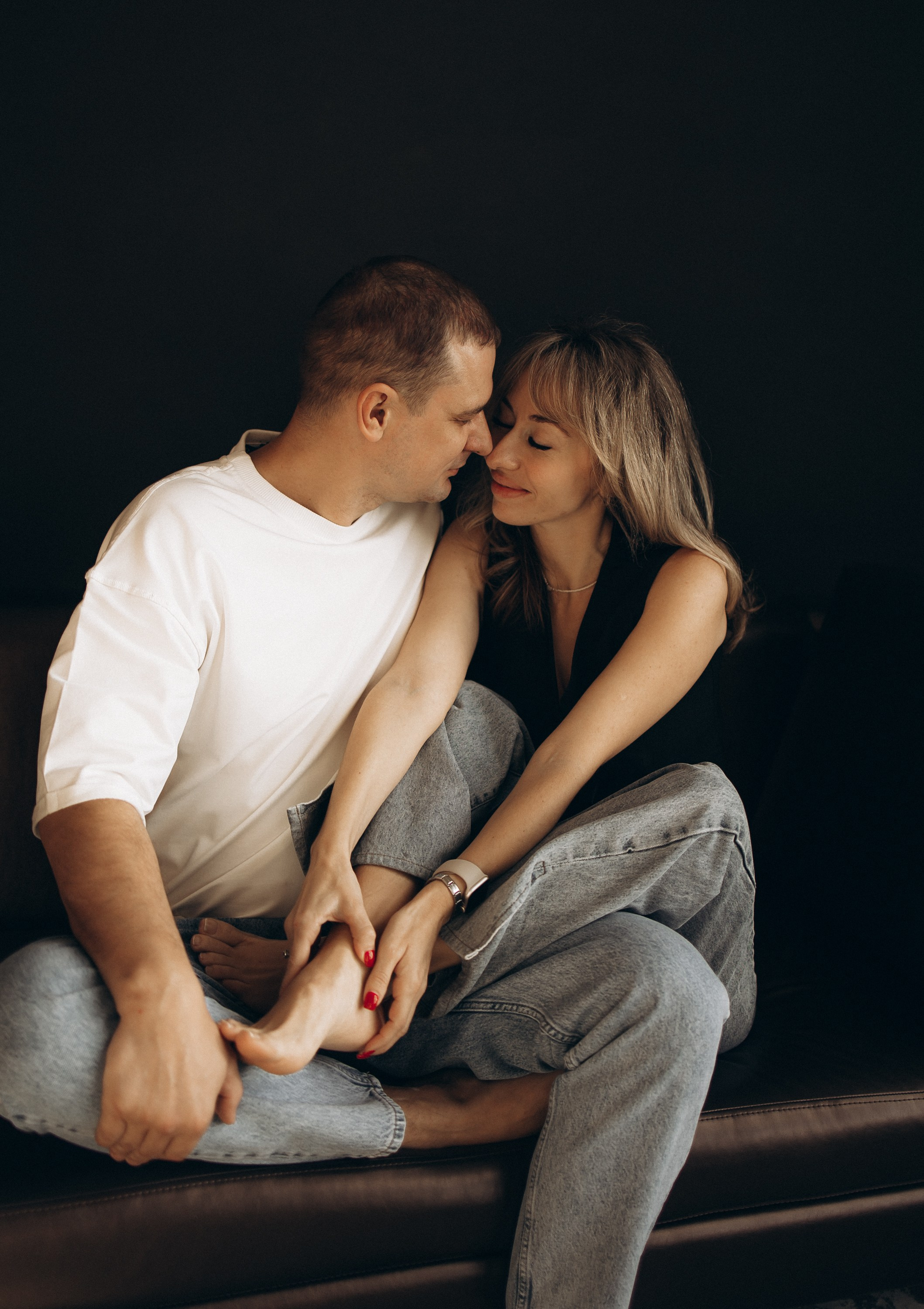 Игорь, Виктория и Макс — зал Натура. Семейный фотограф в Краснодаре Храмова Анна