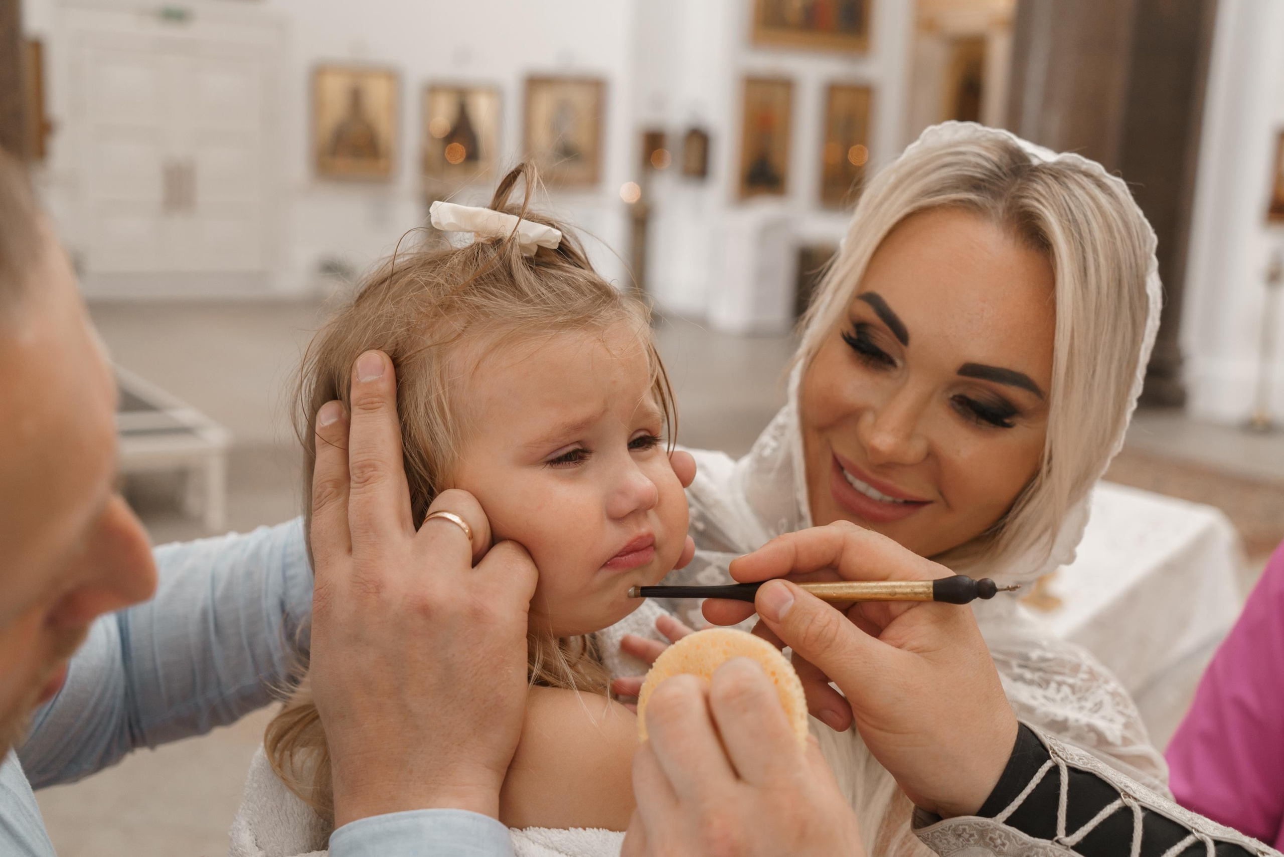 Софийский собор в г. Пушкин, крещение Евы. Контент- фотограф, рилсмейкер в Санкт- Петербурге Елена Грие