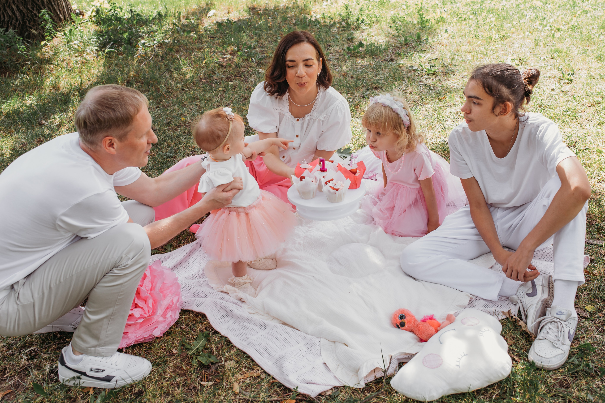 Анечке годик. Семейный и домашний фотограф в Москве и МО Королева Валерия