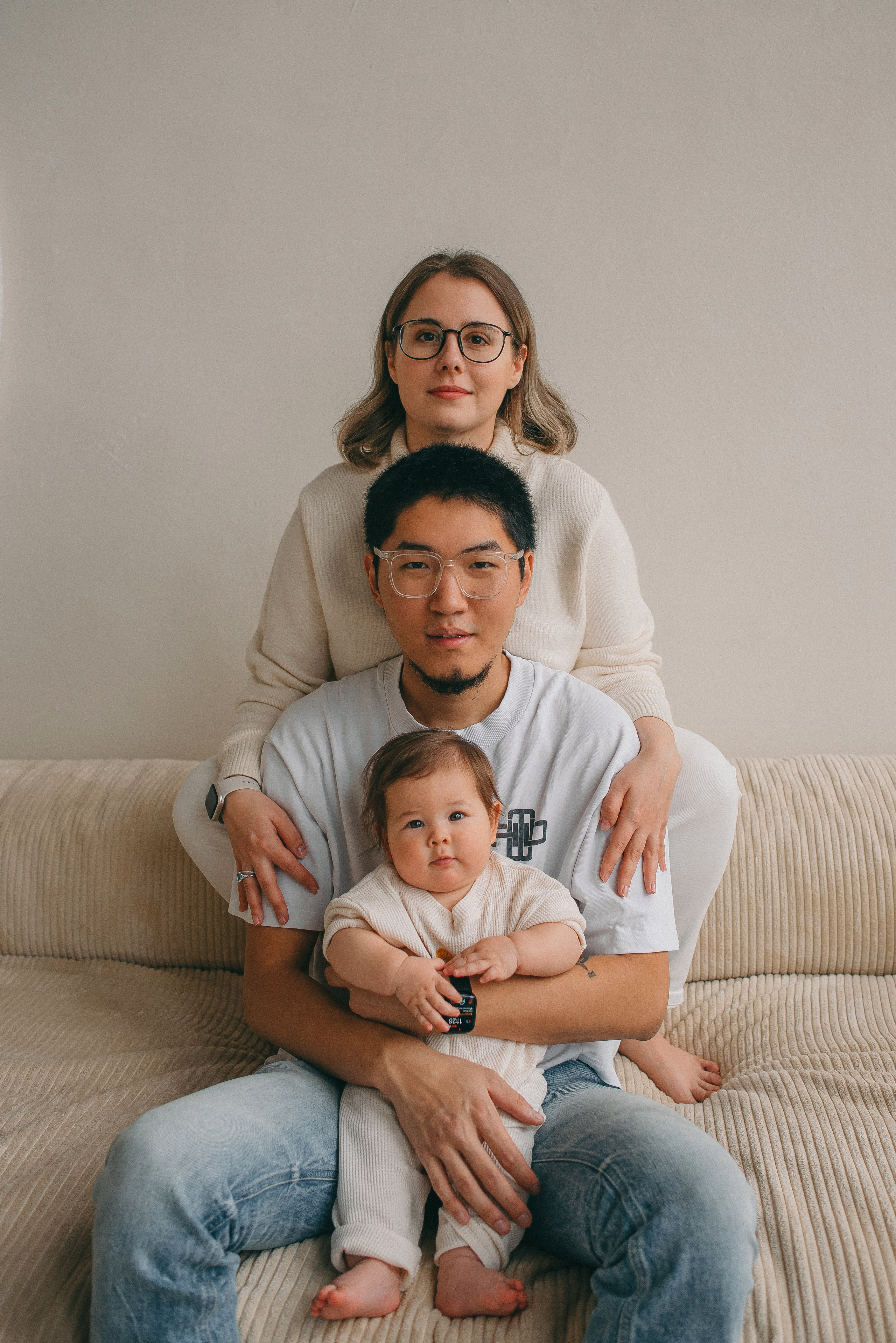 Семейная фотосессия в студии. Семейный и детский фотограф в Обнинске, Калуге, Москве