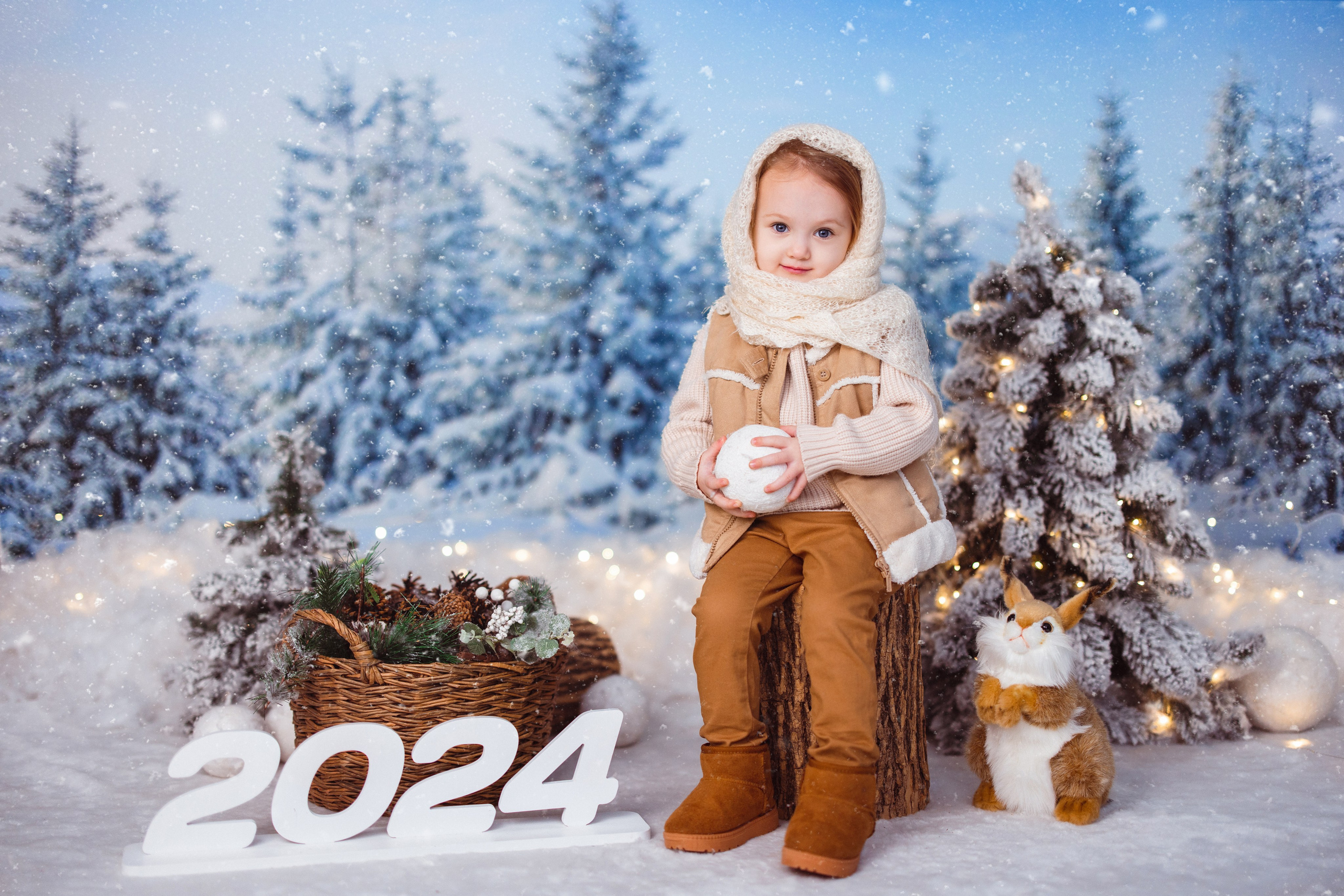 Зимний лес. Семейный и детский фотограф в Краснодаре Анна Трашкова