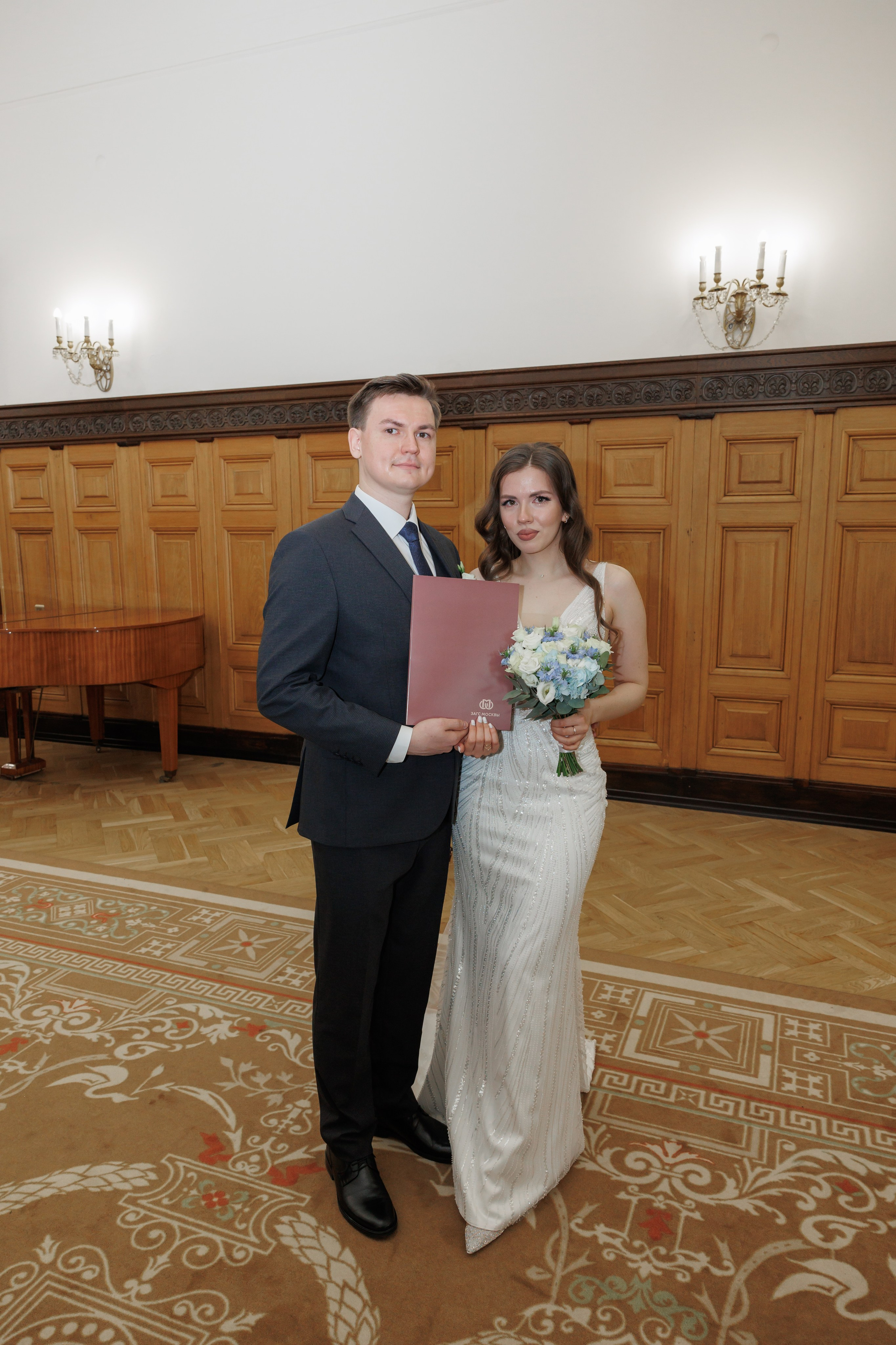 Даша и Дима, Грибоедовский ЗАГС. Свадебный и репортажный фотограф (Москва, Королев и другие)