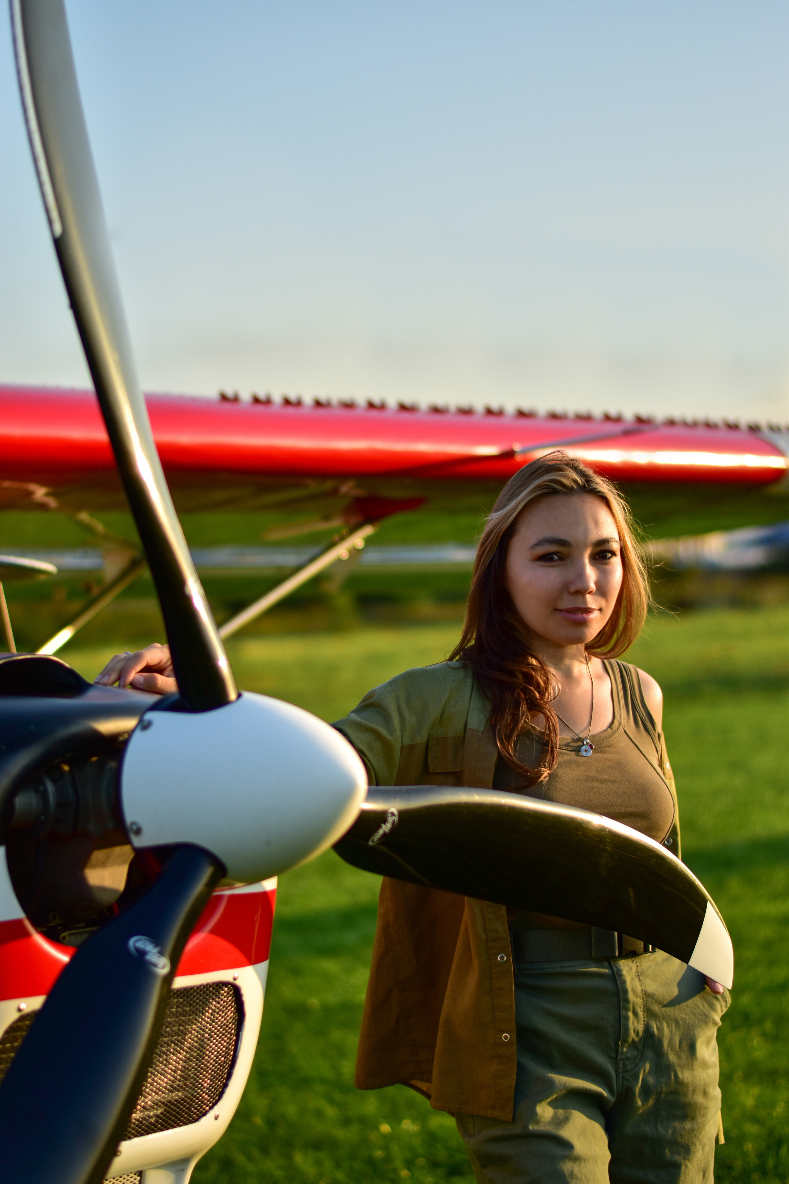 Небо. Самолет. Девушка. Елена Рязанцева Ваш фотограф в городе Тула