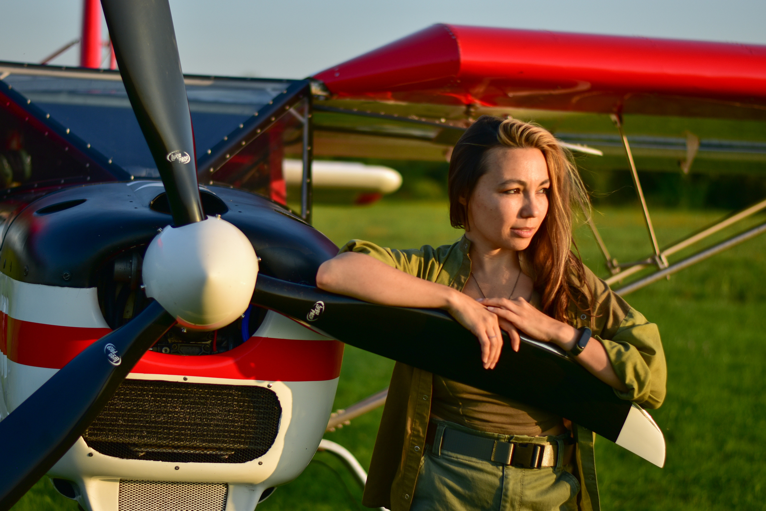 Небо. Самолет. Девушка. Елена Рязанцева Ваш фотограф в городе Тула