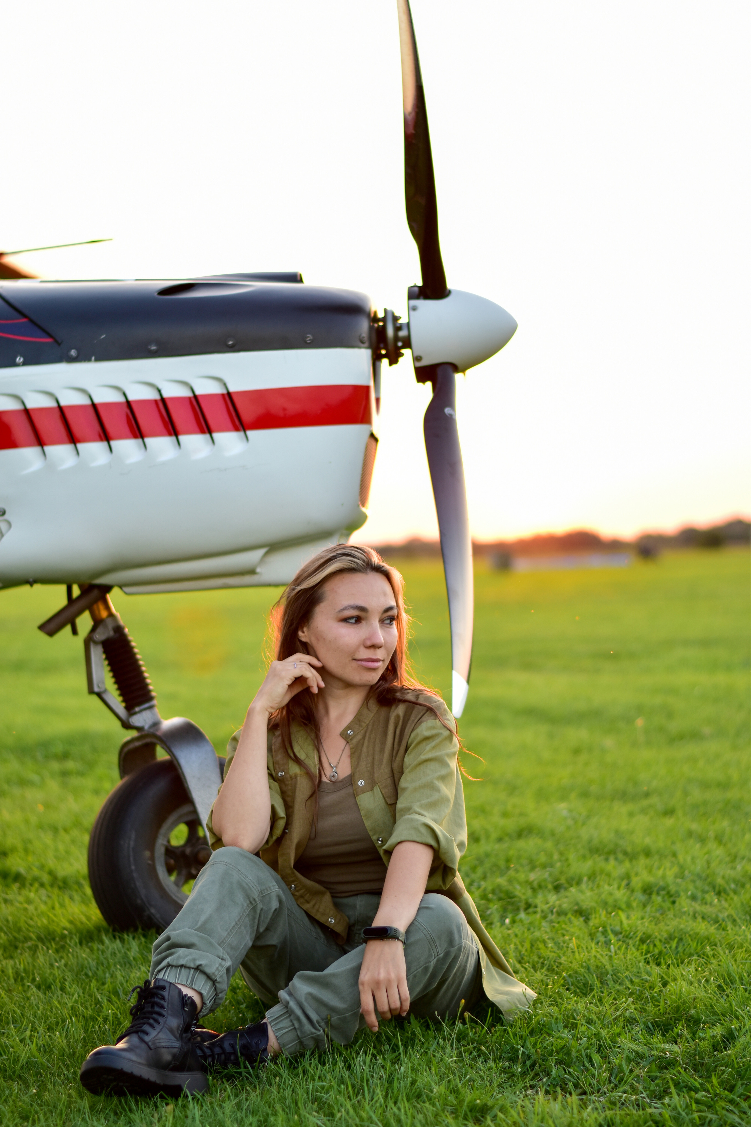 Небо. Самолет. Девушка. Елена Рязанцева Ваш фотограф в городе Тула