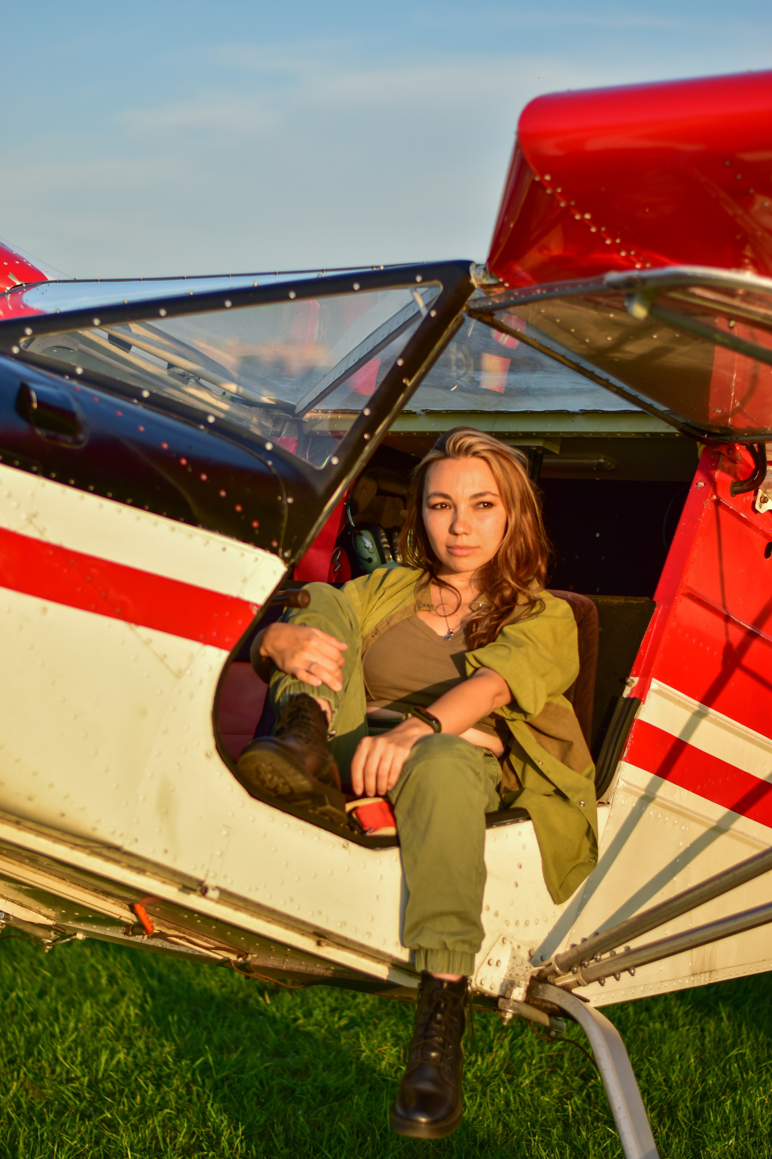 Небо. Самолет. Девушка. Елена Рязанцева Ваш фотограф в городе Тула