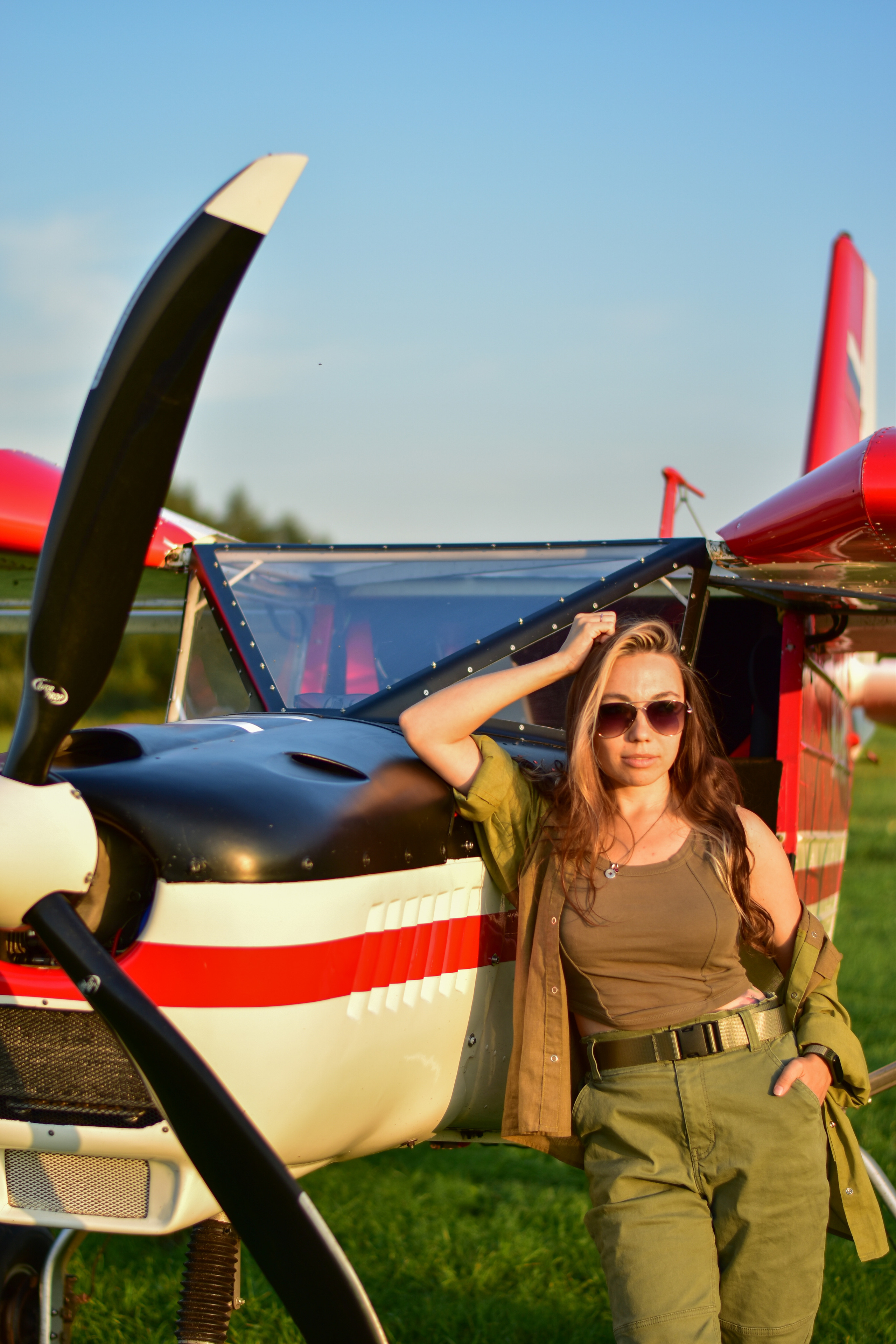 Небо. Самолет. Девушка. Елена Рязанцева Ваш фотограф в городе Тула