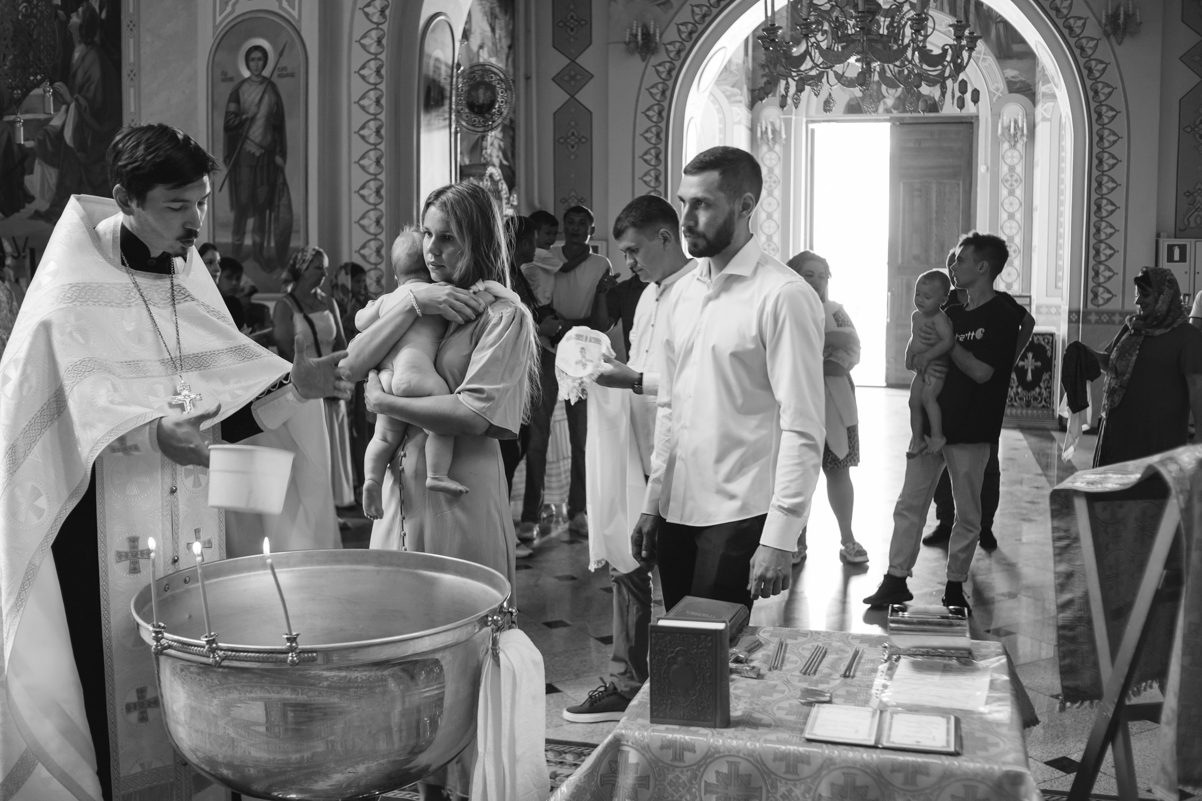 Крещение Ивана. Семейный фотограф в Волгодонске Краченцева Анна