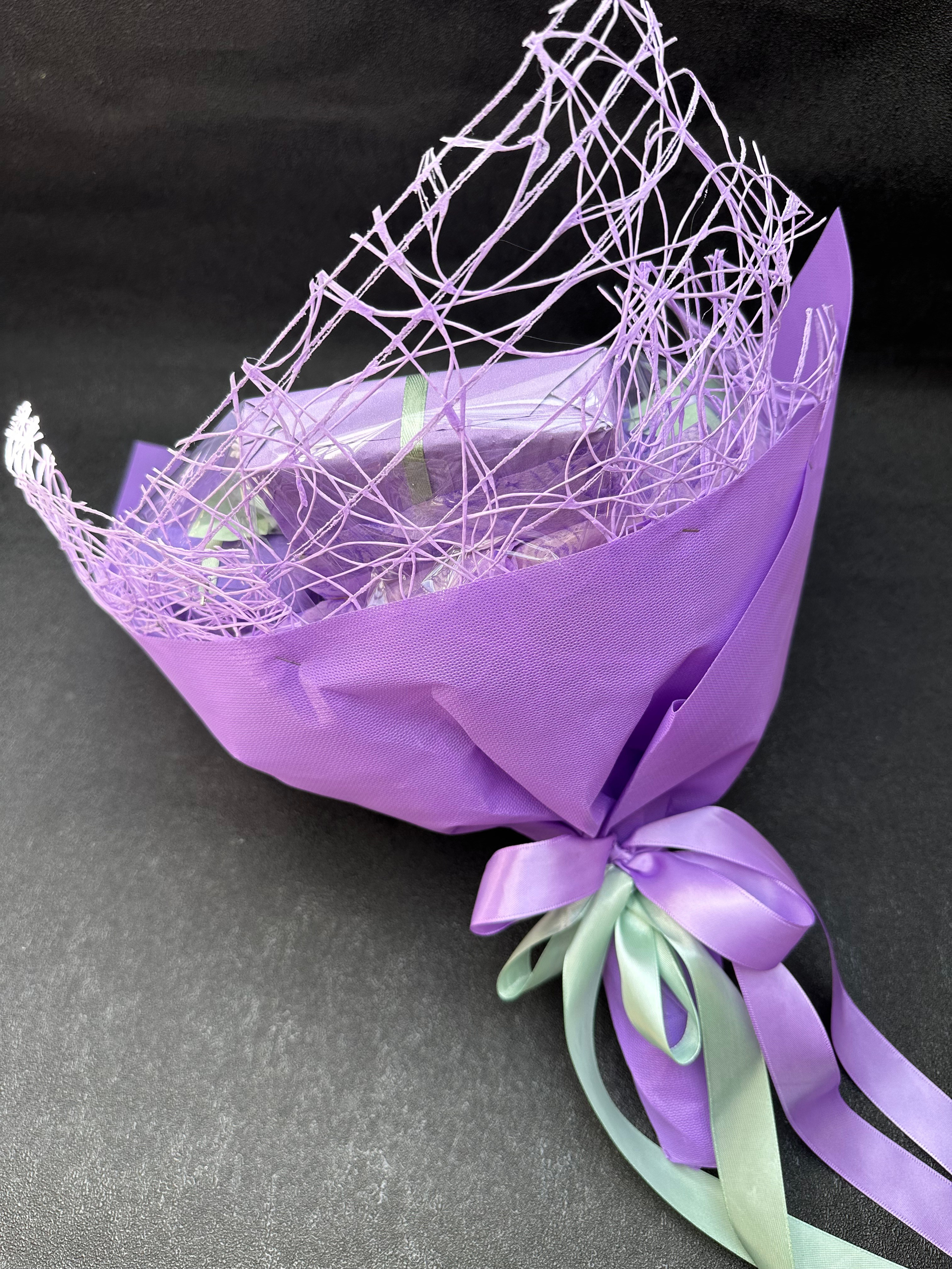 Букет «Лаванда». Студия подарочных наборов «Владия»