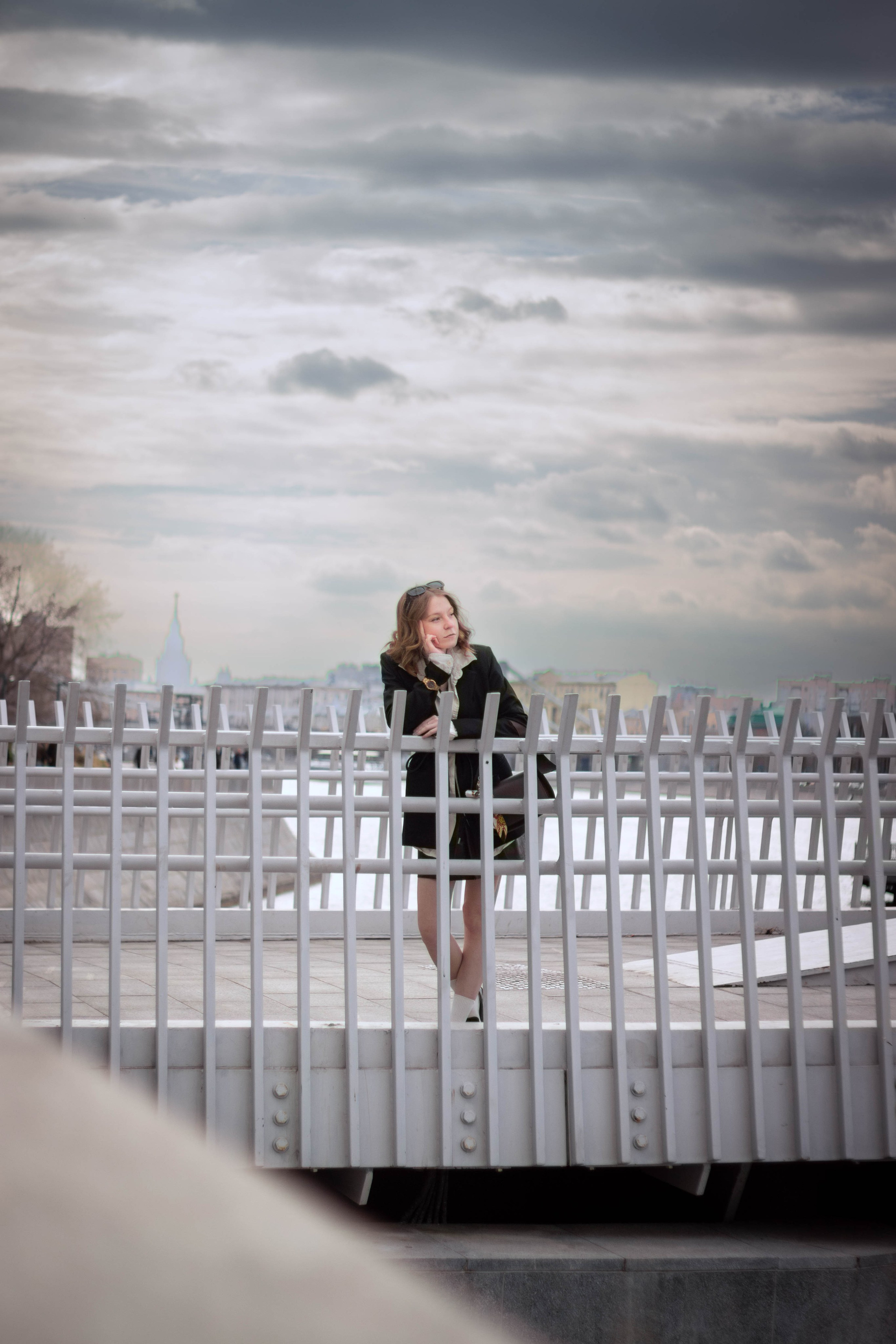 Аня на Крымской набережной. Портретный фотограф Москва Юлия Трякина